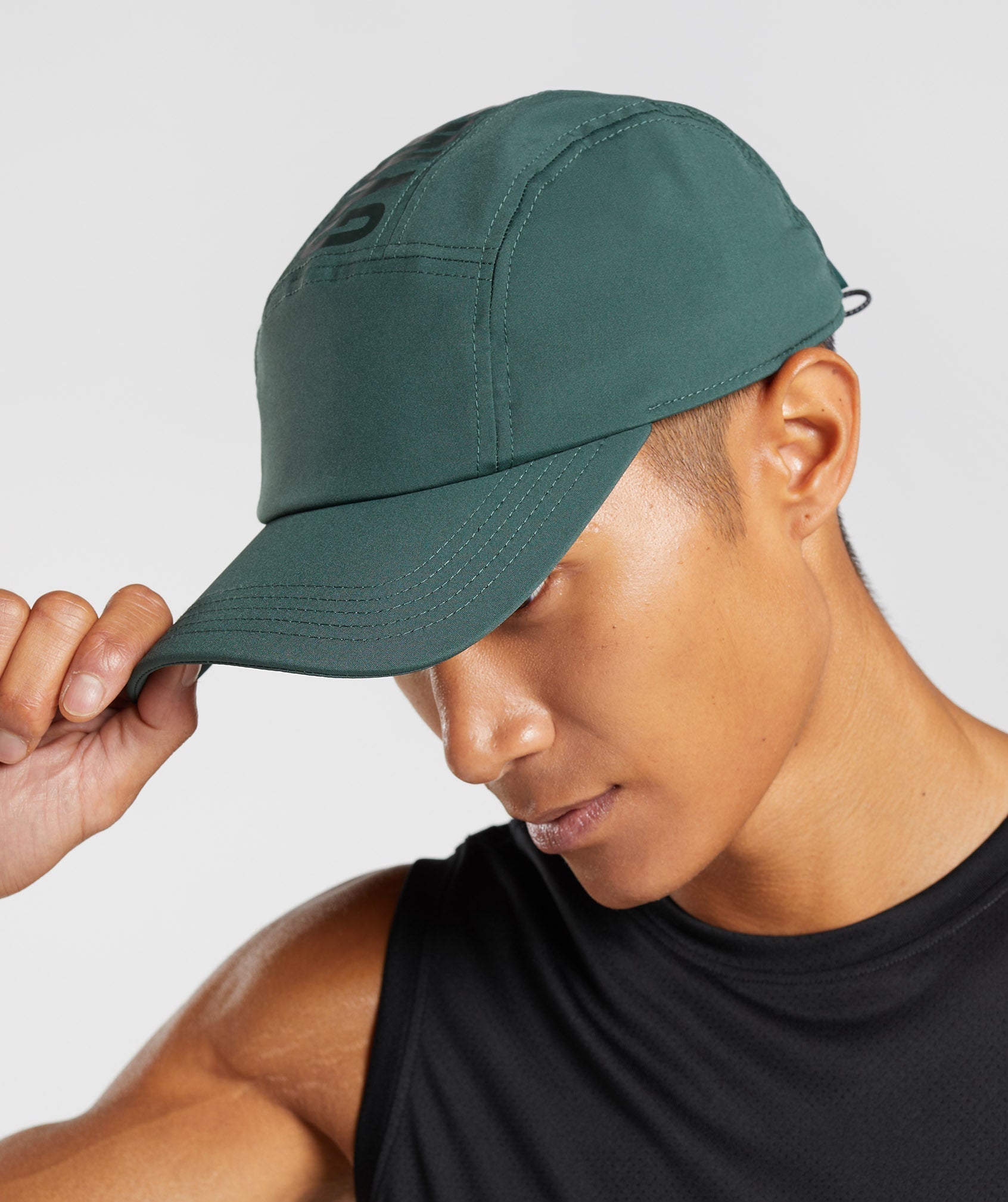 Gymshark 5 Panel Running Cap - Obsidian Green