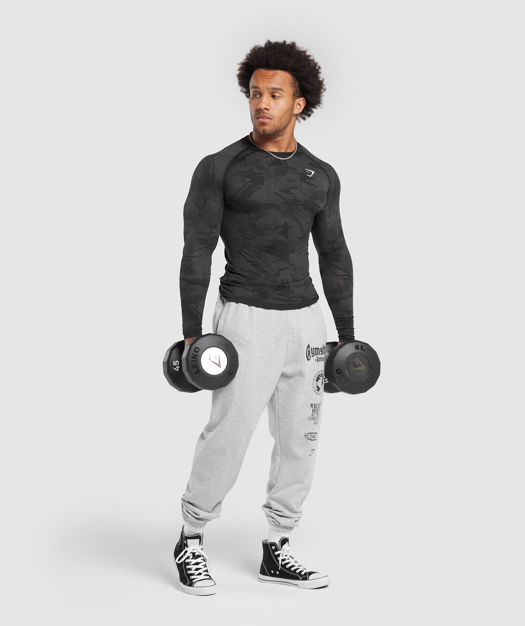 Gymshark Global Lifting Oversized Joggers - Grey