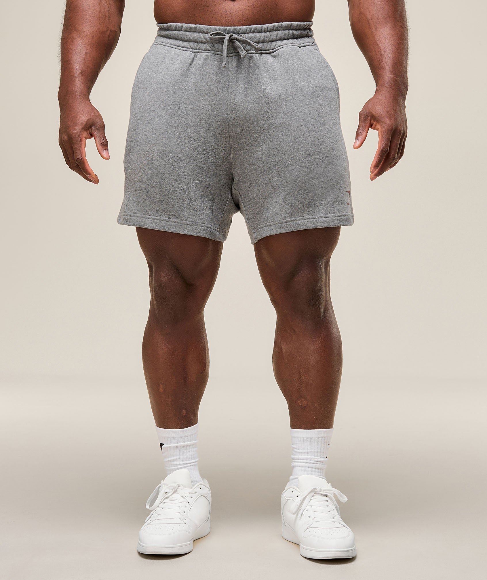 Gymshark Power 5" Shorts - Charcoal Core Marl