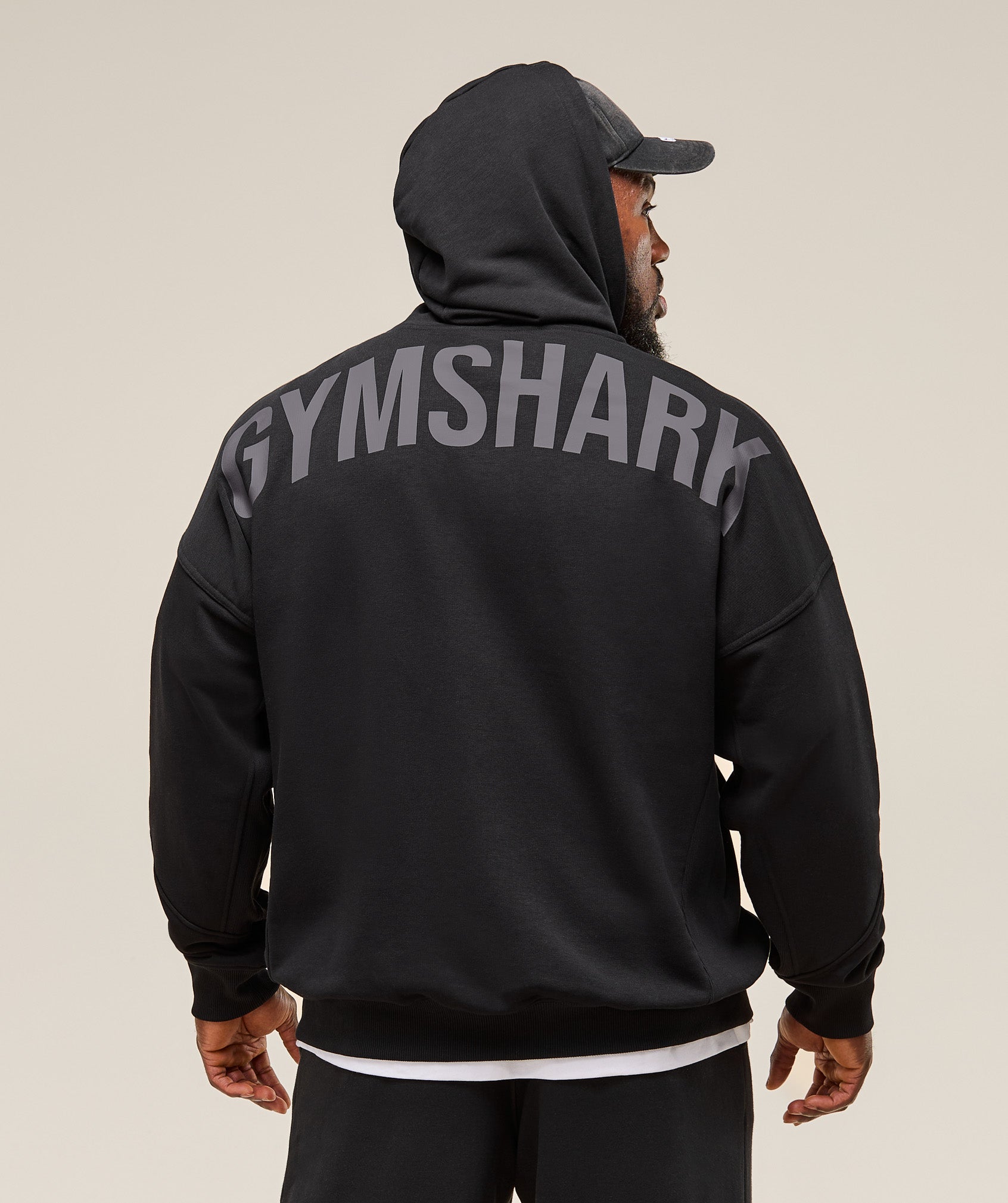 Gymshark Power Zip Up Hoodie - Black