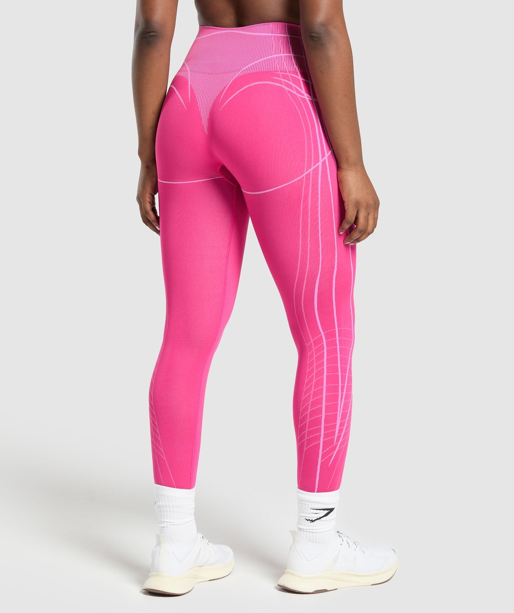 Gymshark Apex Seamless Leggings - Valley Pink/Sour Pink