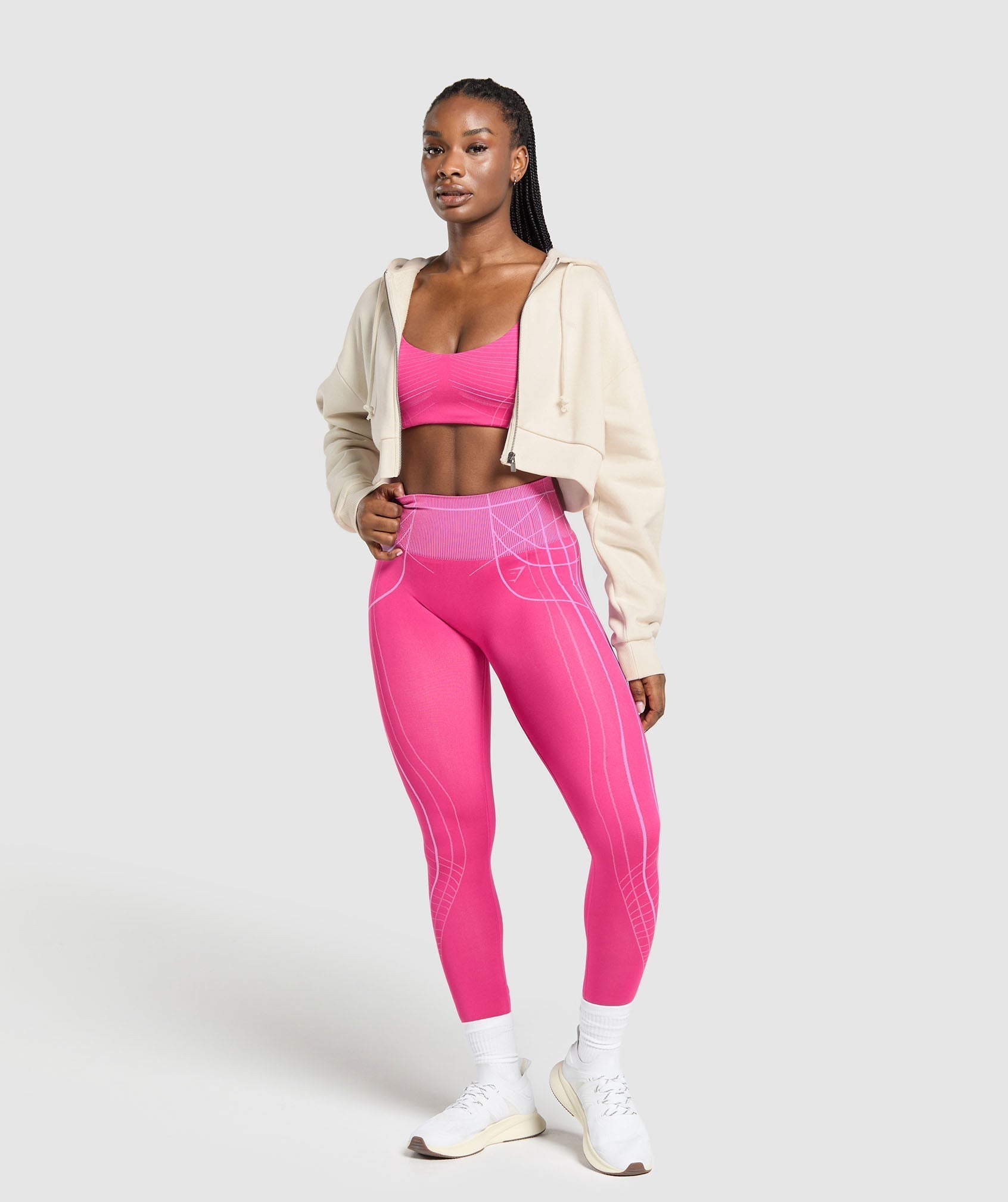 Gymshark Apex Seamless Leggings - Valley Pink/Sour Pink