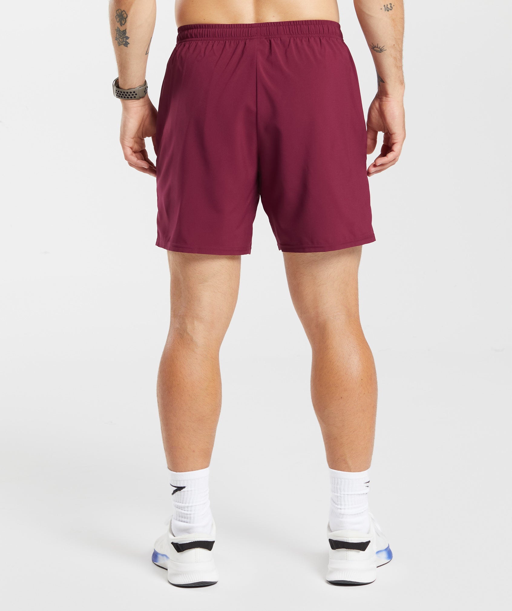 Gymshark Arrival 7" Shorts - Plum Pink