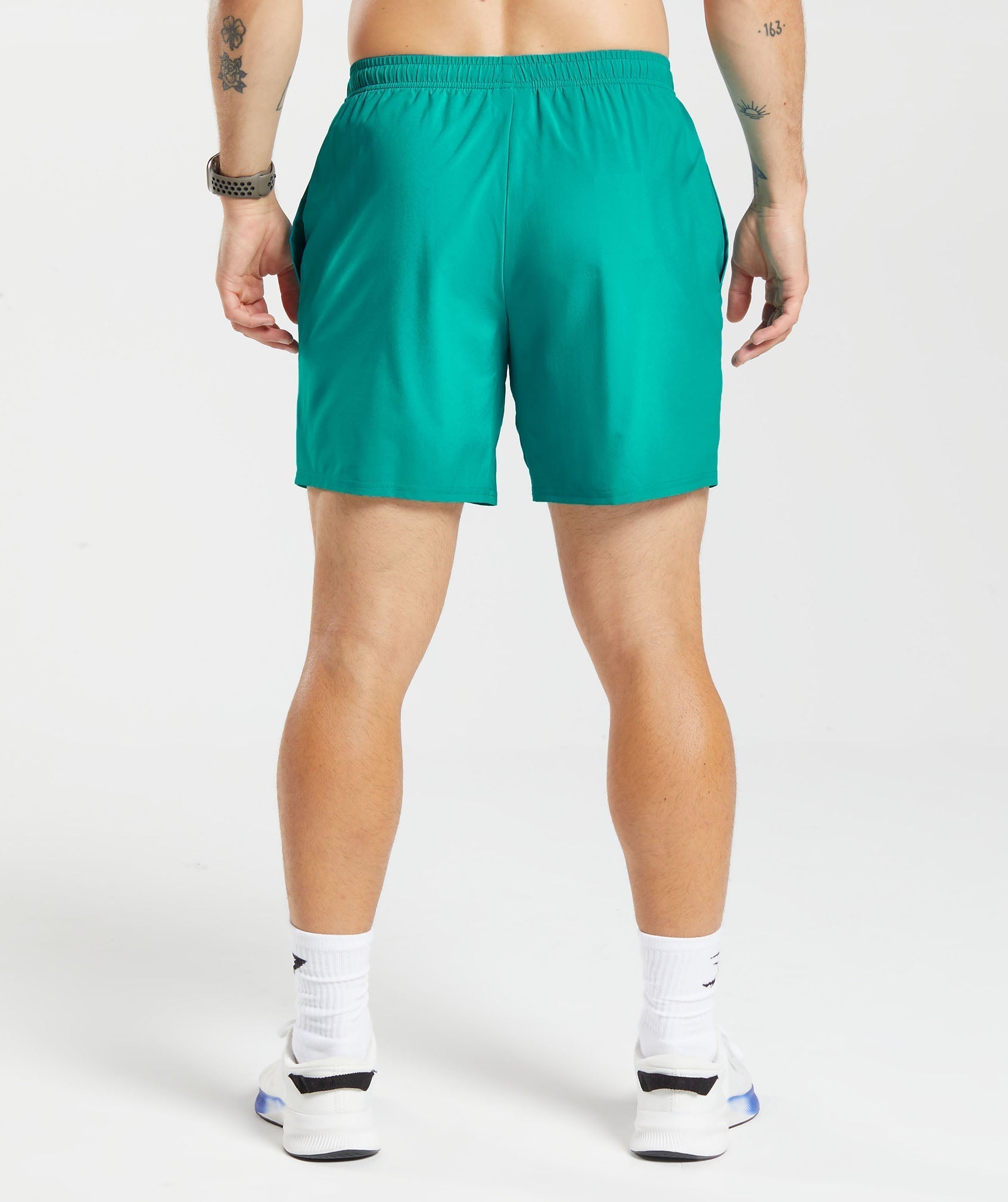 Gymshark Arrival 7" Shorts - Seafoam Blue