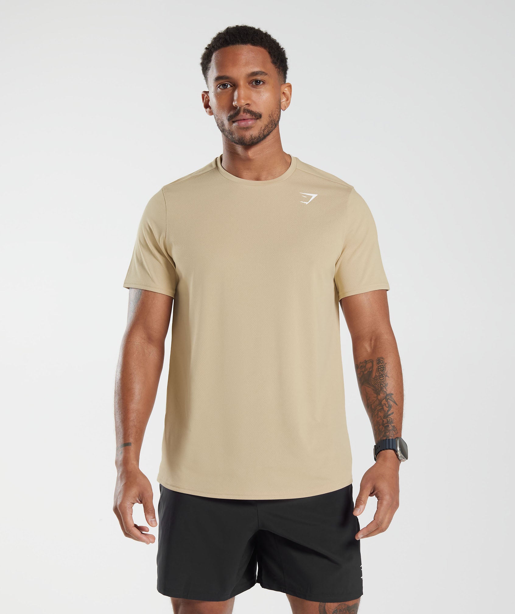 Gymshark Arrival T-Shirt - Toasted Brown