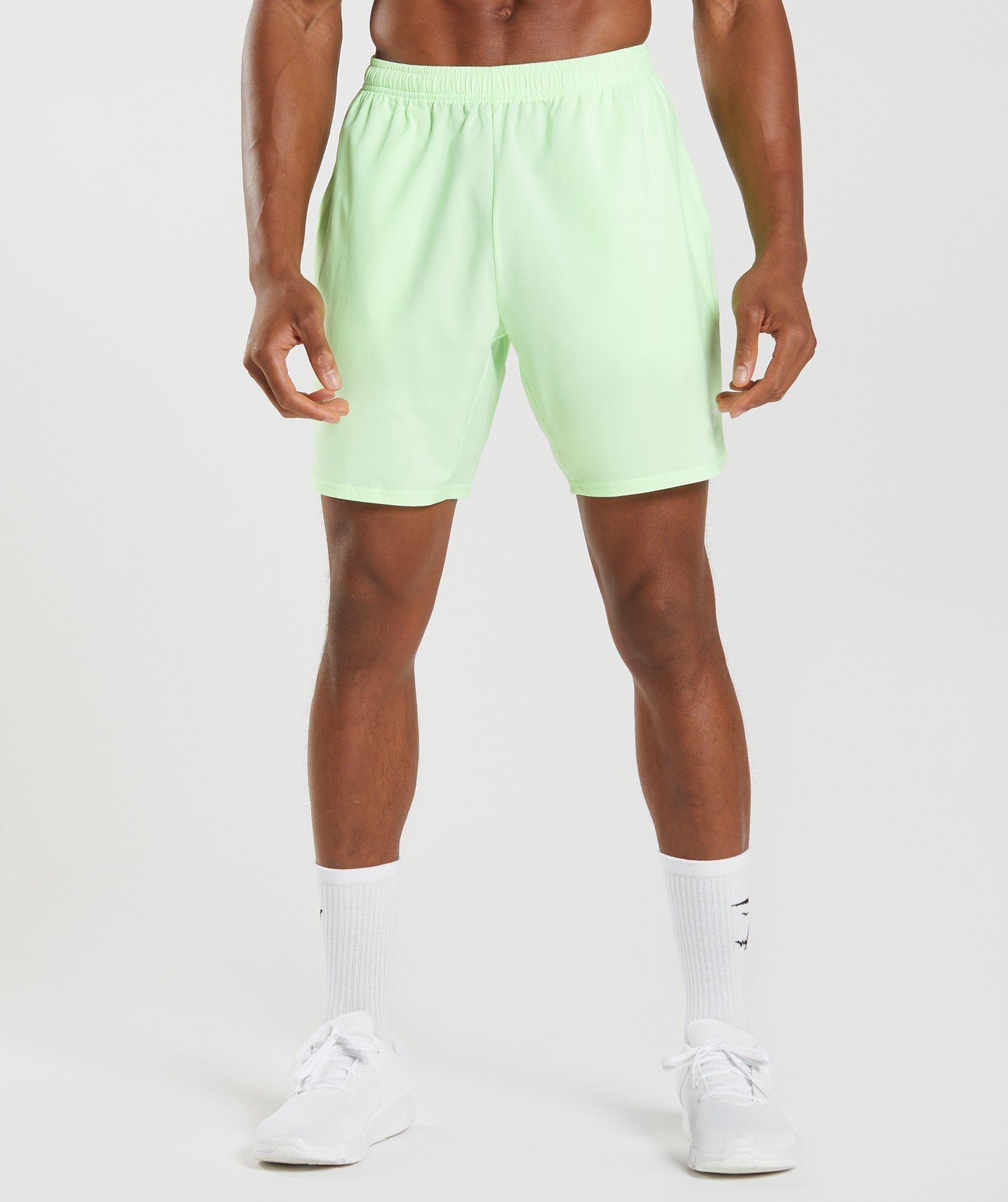 Gymshark Arrival 7" Shorts - Fluo Mint