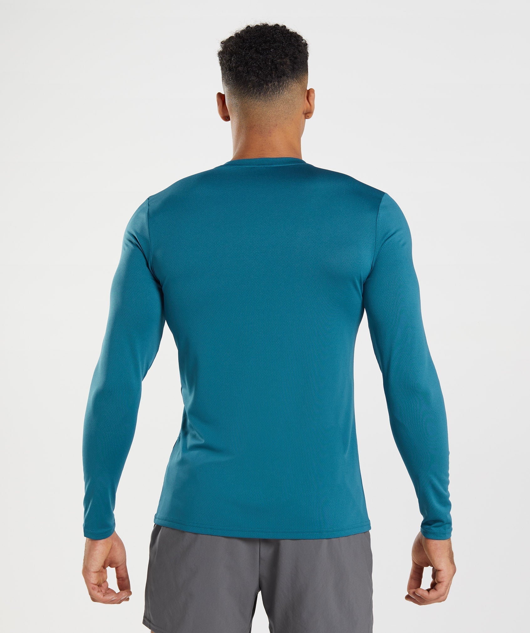 Gymshark Arrival Long Sleeve T-Shirt - Atlantic Blue