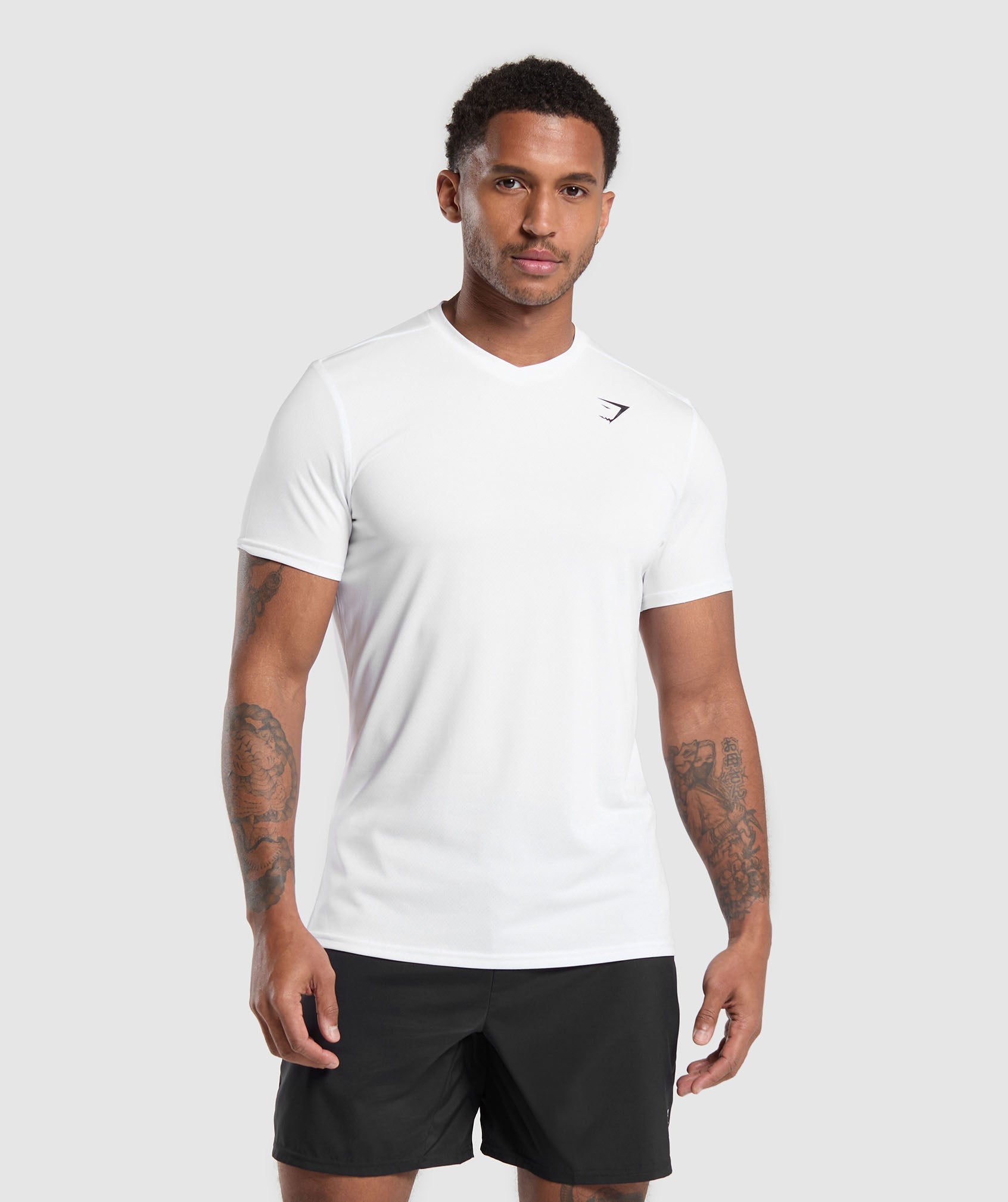 Arrival V-Neck T Shirt - White