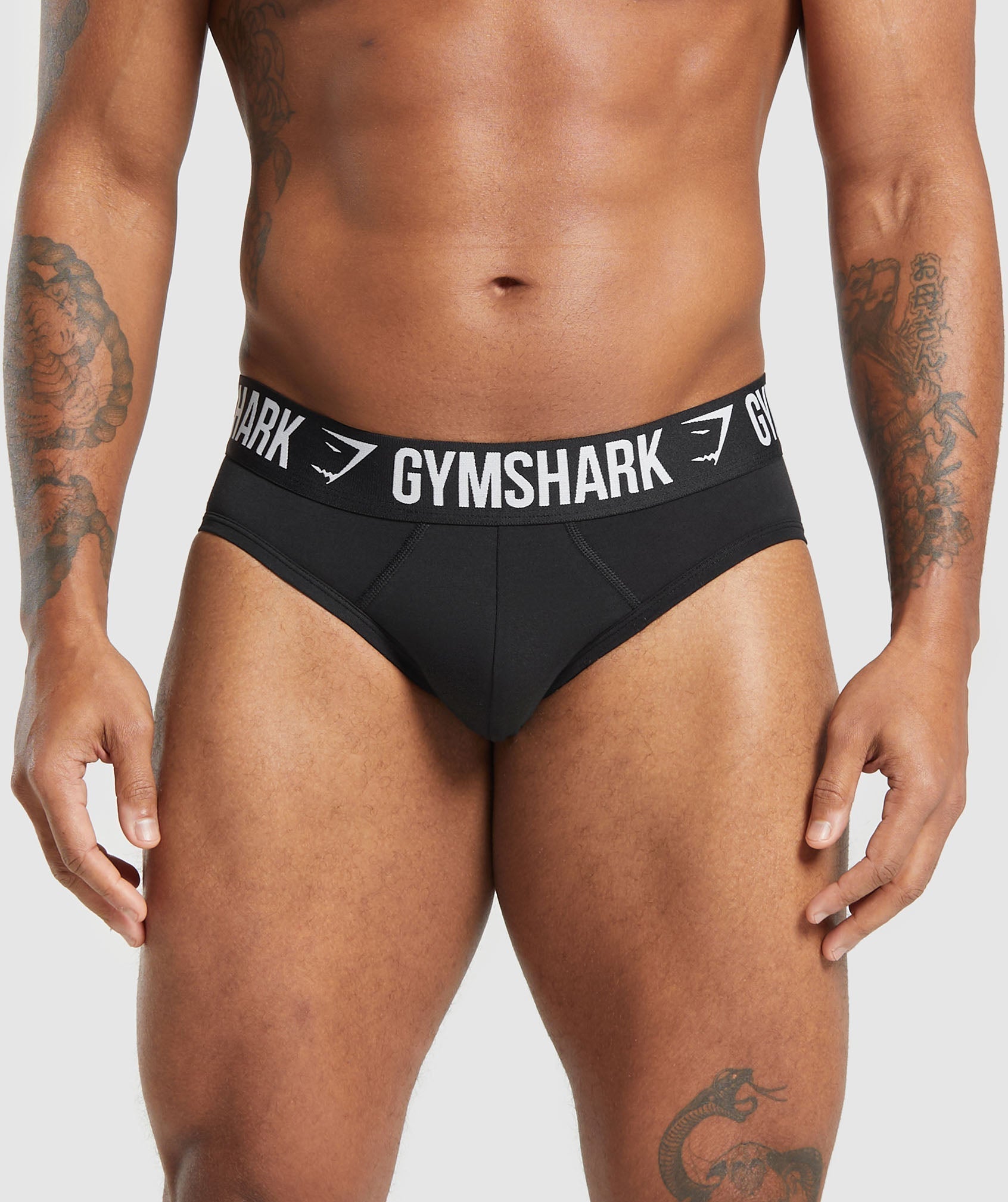 Gymshark Brief 3PK - Black
