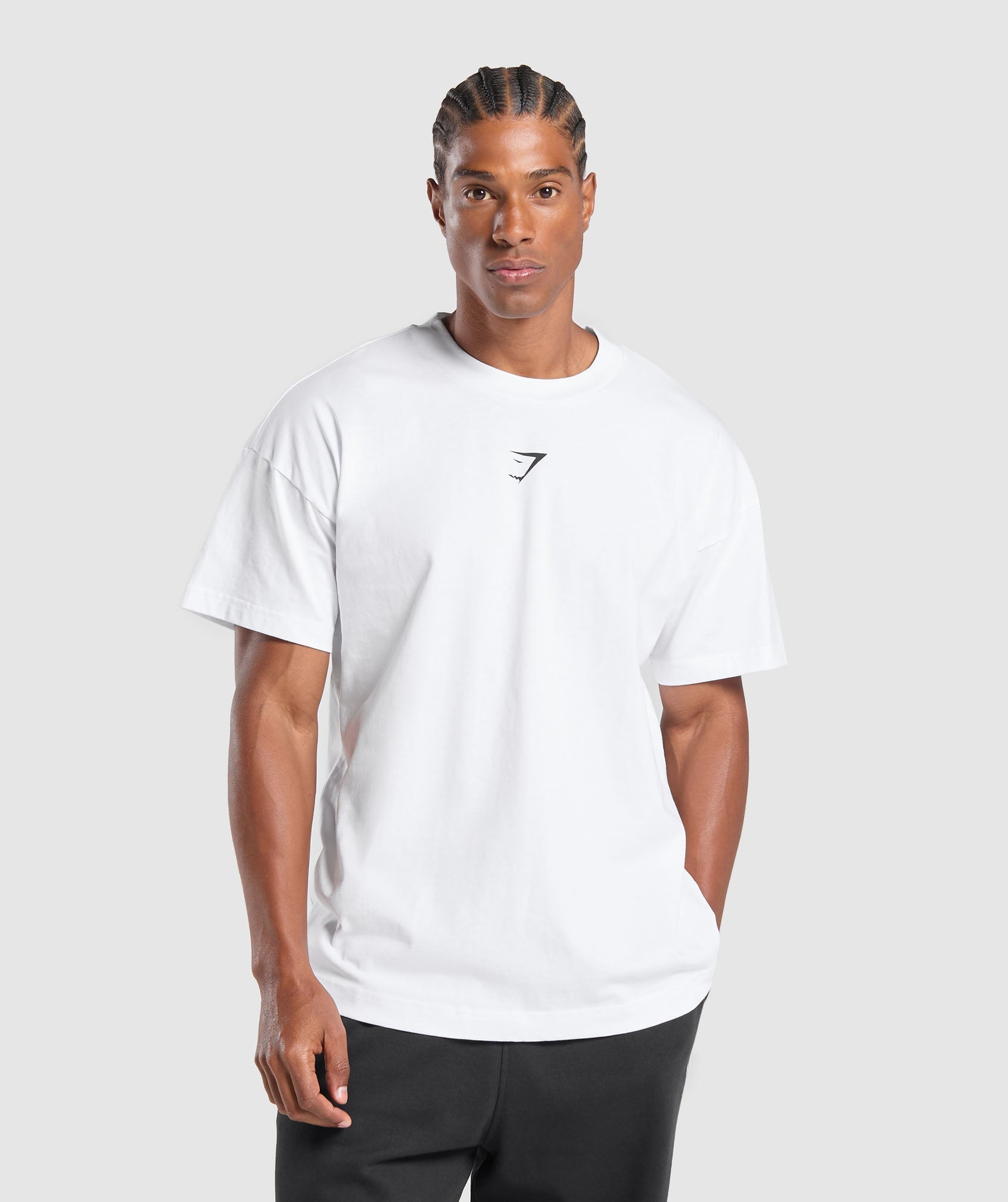 Gymshark British Lifting Goods Graphic T-Shirt - White