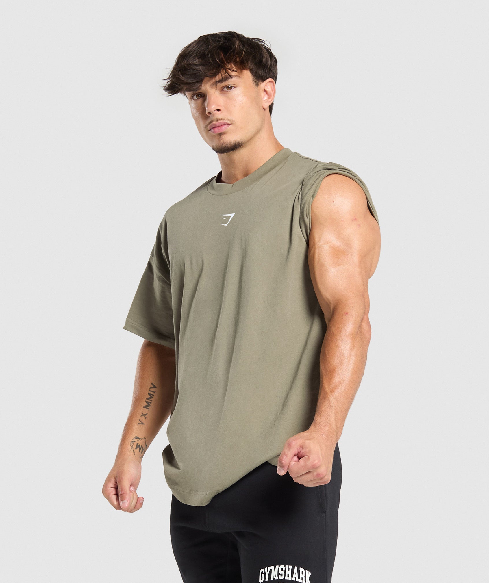Gymshark Build Your Legacy Graphic T-Shirt - Utility Green