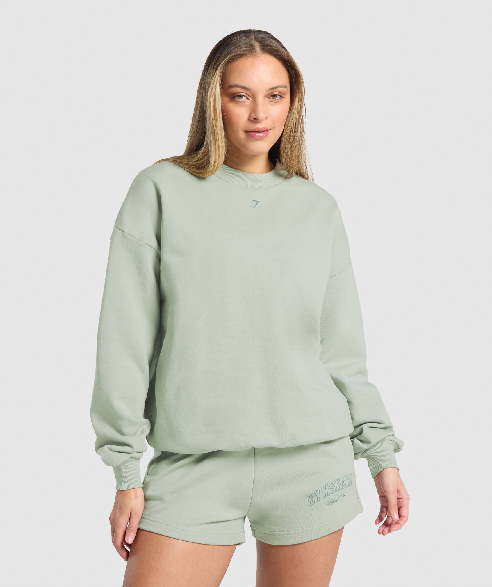 Campus Classics Graphic Sweatshirt - Stone Grey