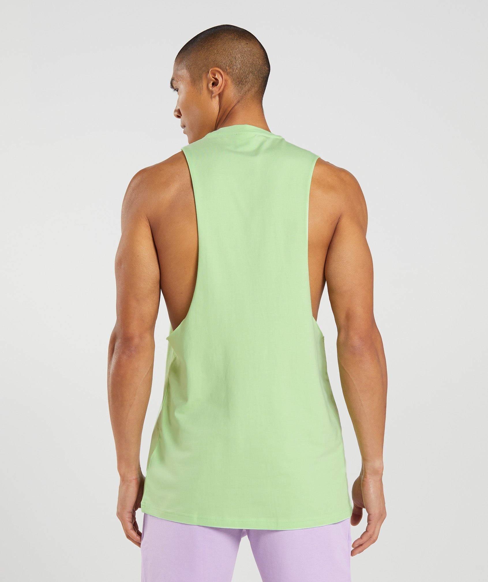 Gymshark Bubble Print Drop Arm Tank - Bali Green