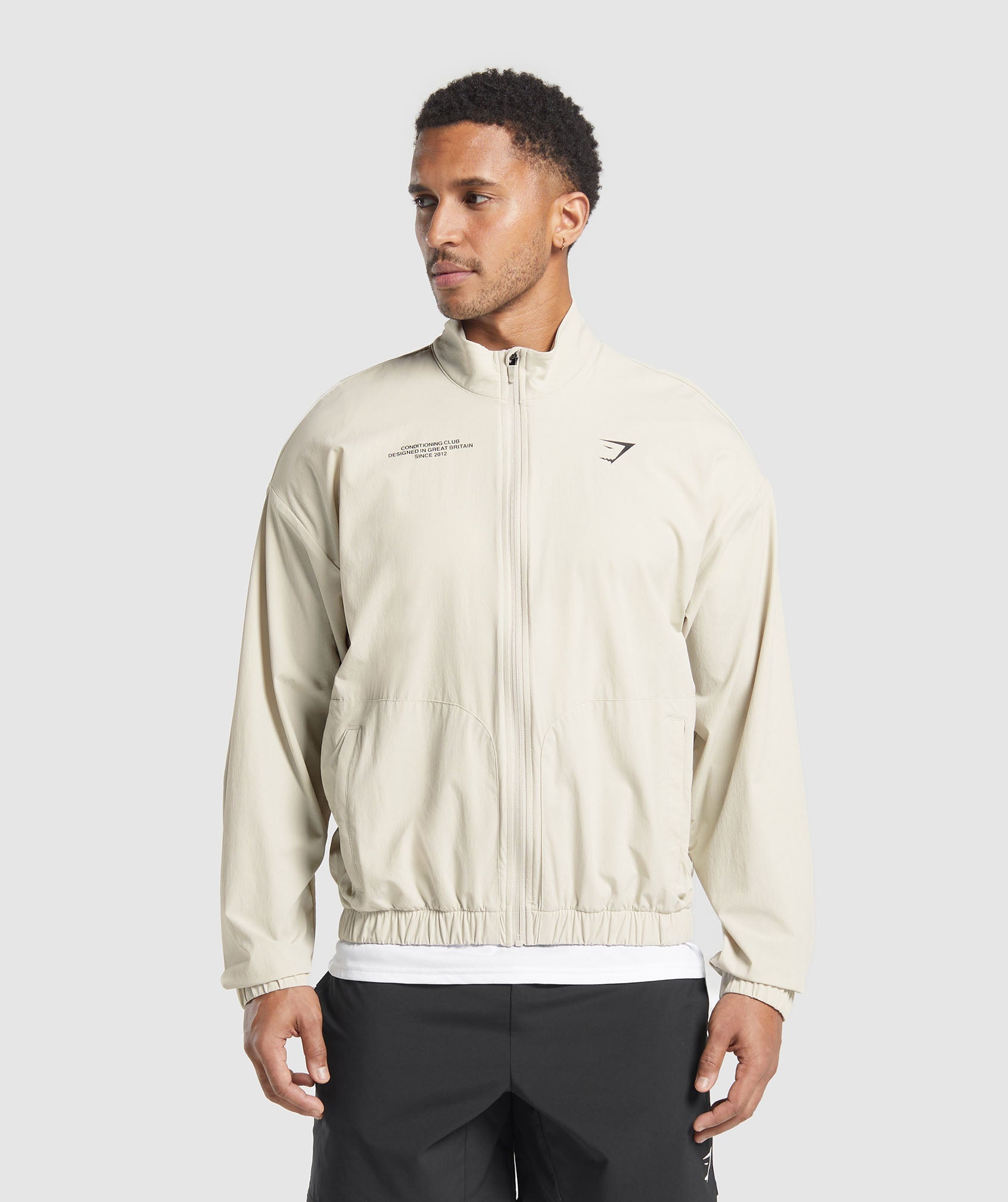 Gymshark Conditioning Club Track Jacket - Pebble Grey