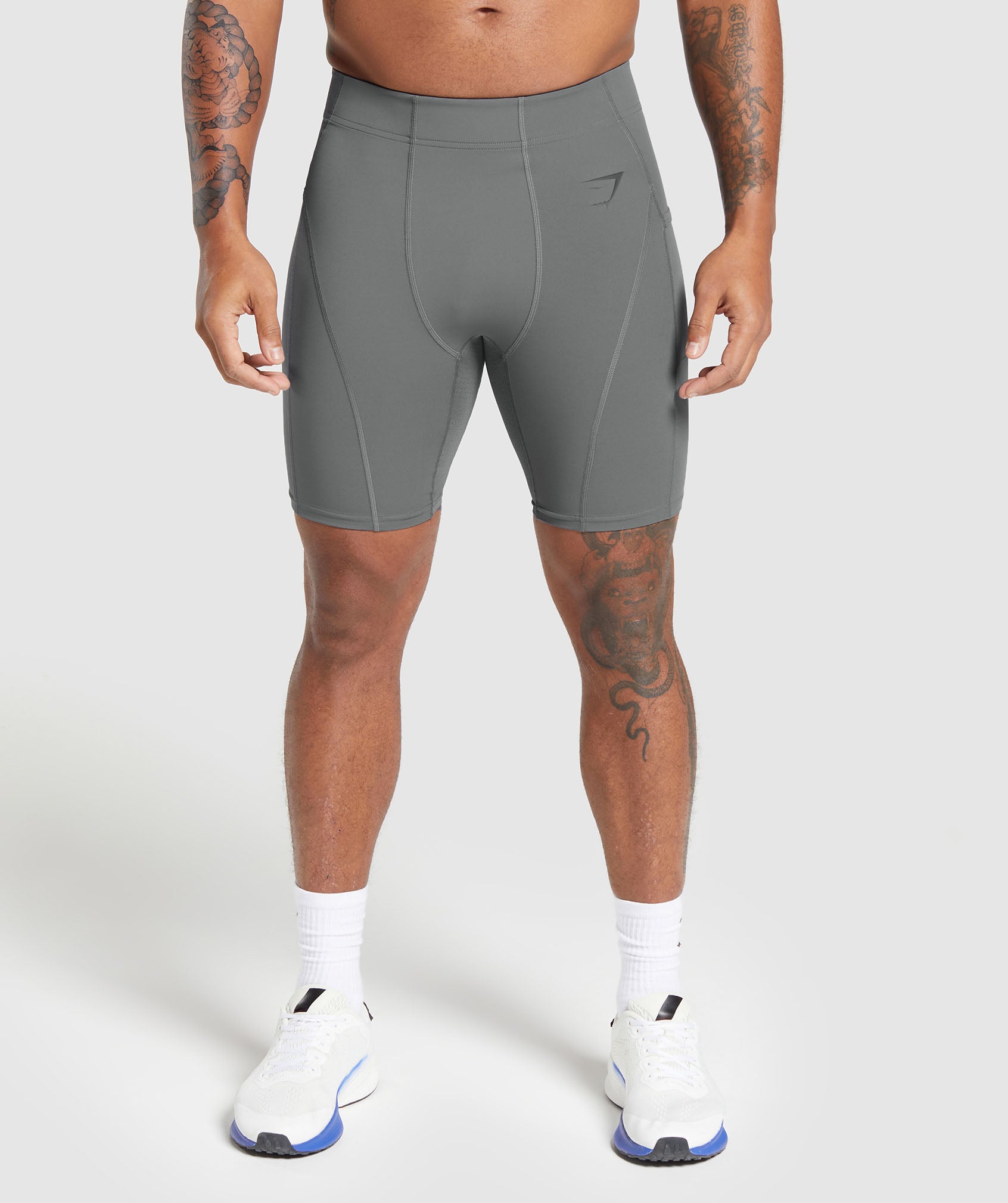 Gymshark Control Baselayer Shorts - Pitch Grey