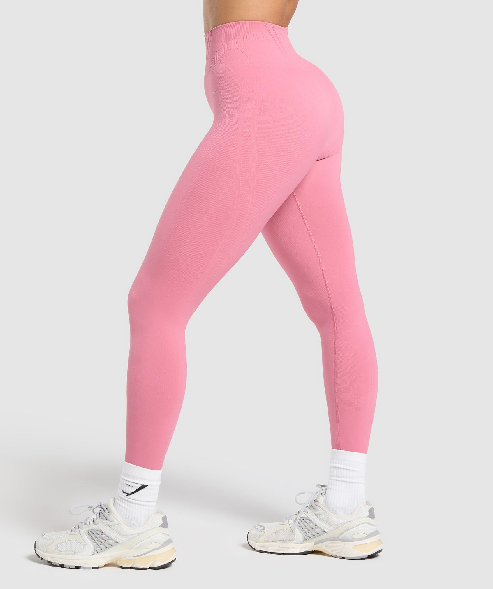 Gymshark Corset Seamless Leggings - Sunset Pink