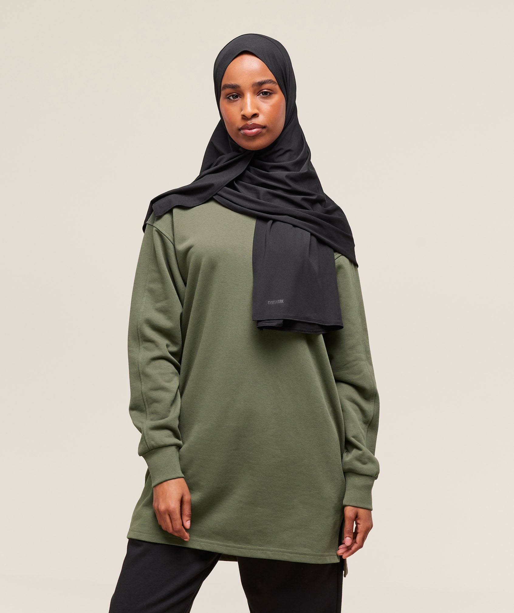 Gymshark Covered Pullover - Core Olive