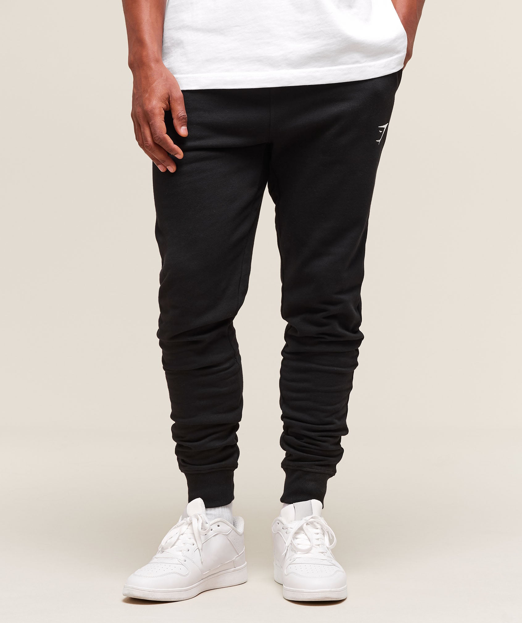 Gymshark Crest Tall Joggers - Black