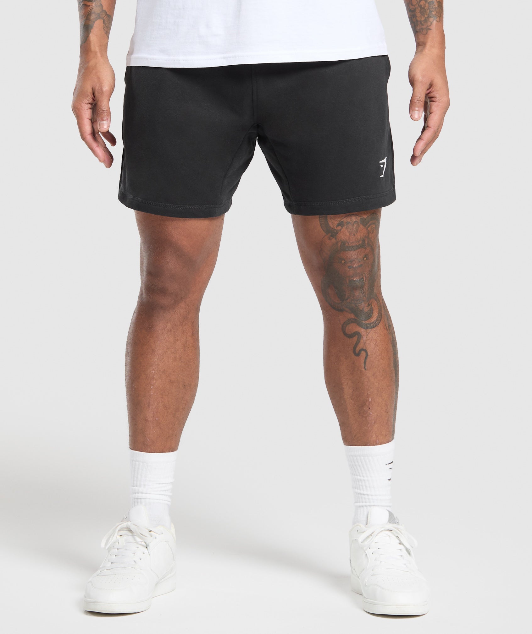 Gymshark Crest Shorts - Black