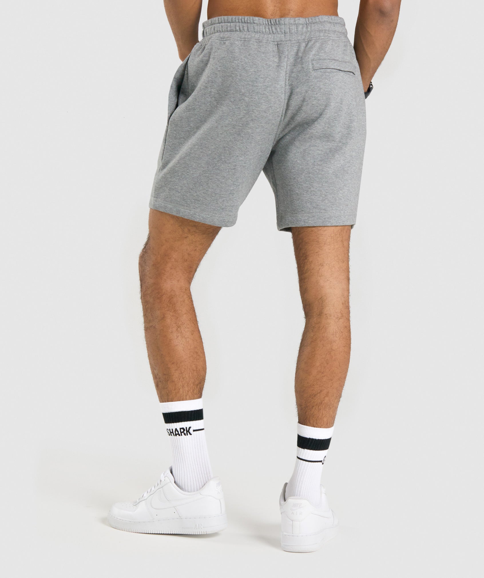 Gymshark Crest Shorts - Charcoal Marl