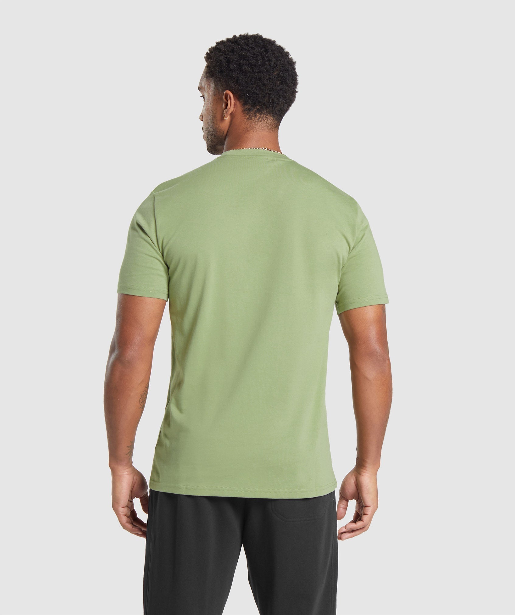 Gymshark Crest T-Shirt - Natural Sage Green