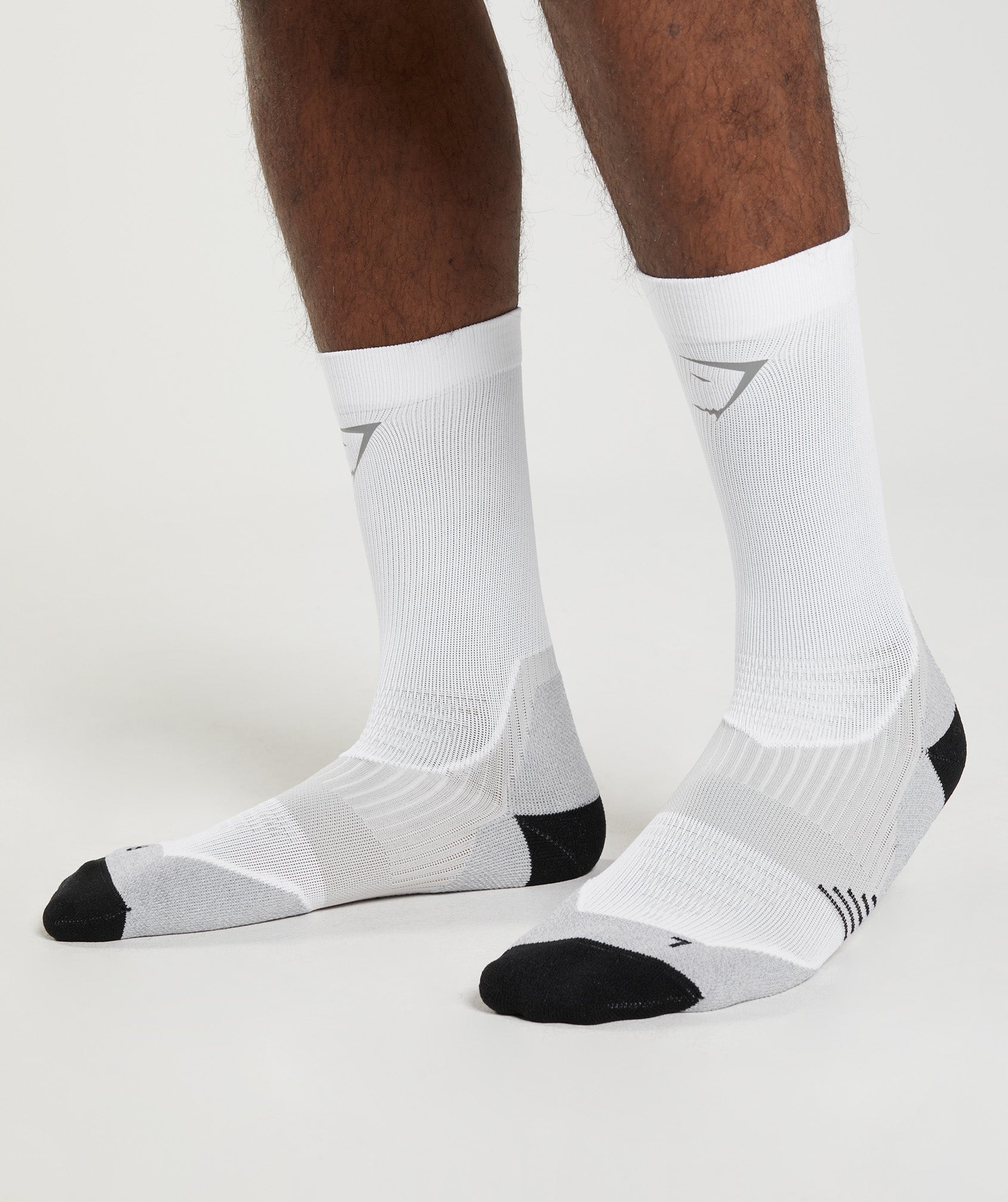 Gymshark Crew Performance Socks - White