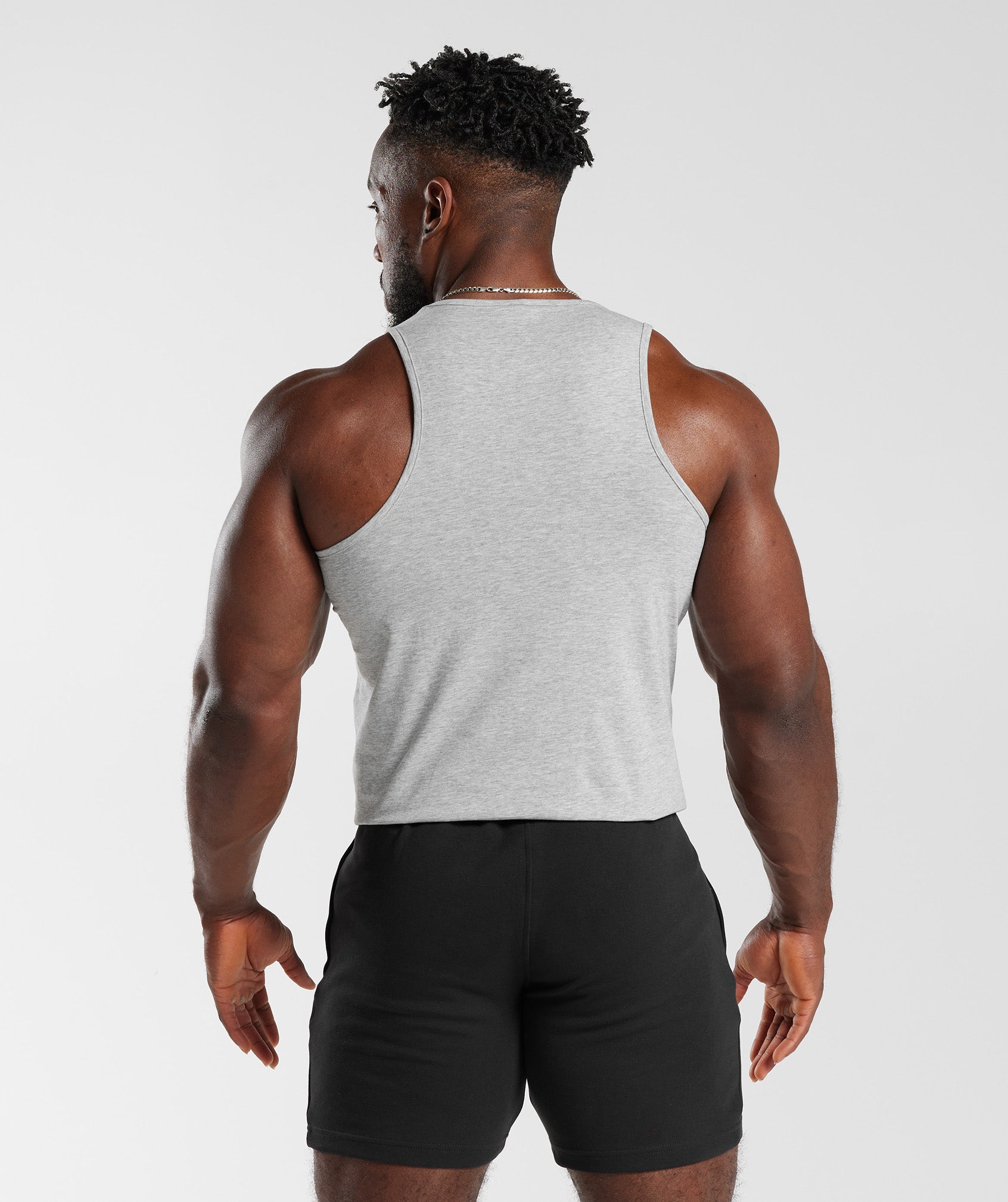 Gymshark Critical Tank - Light Grey Marl