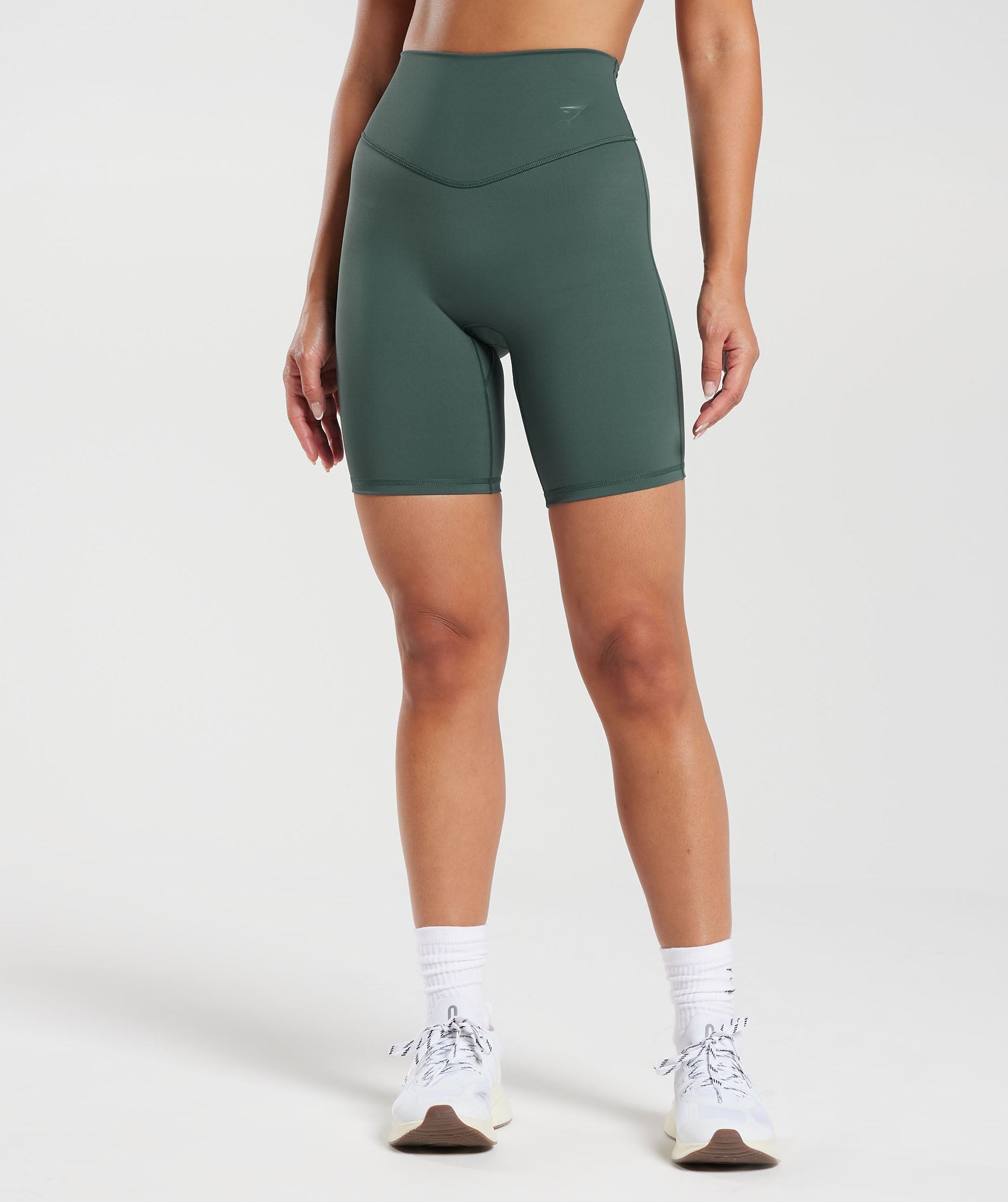 Gymshark Elevate Cycling Shorts - Fog Green