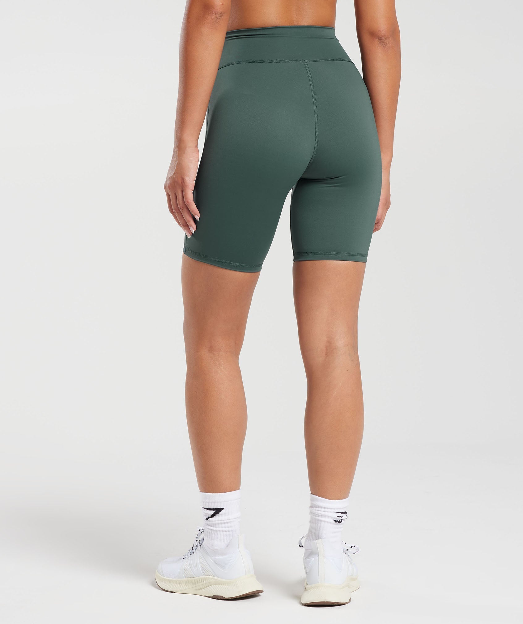 Gymshark Elevate Cycling Shorts - Fog Green