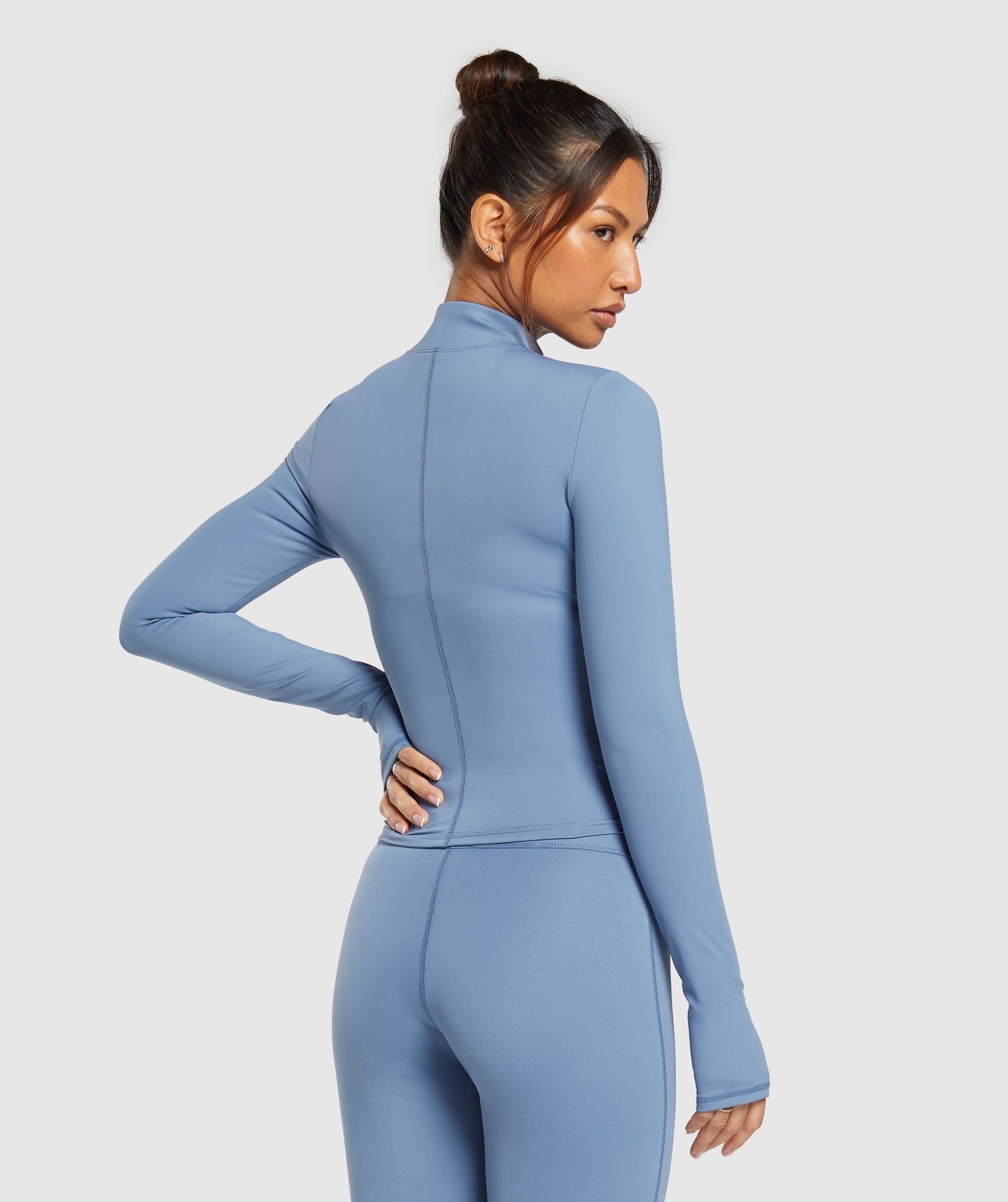 Gymshark Elevate Tracktop - Faded Blue