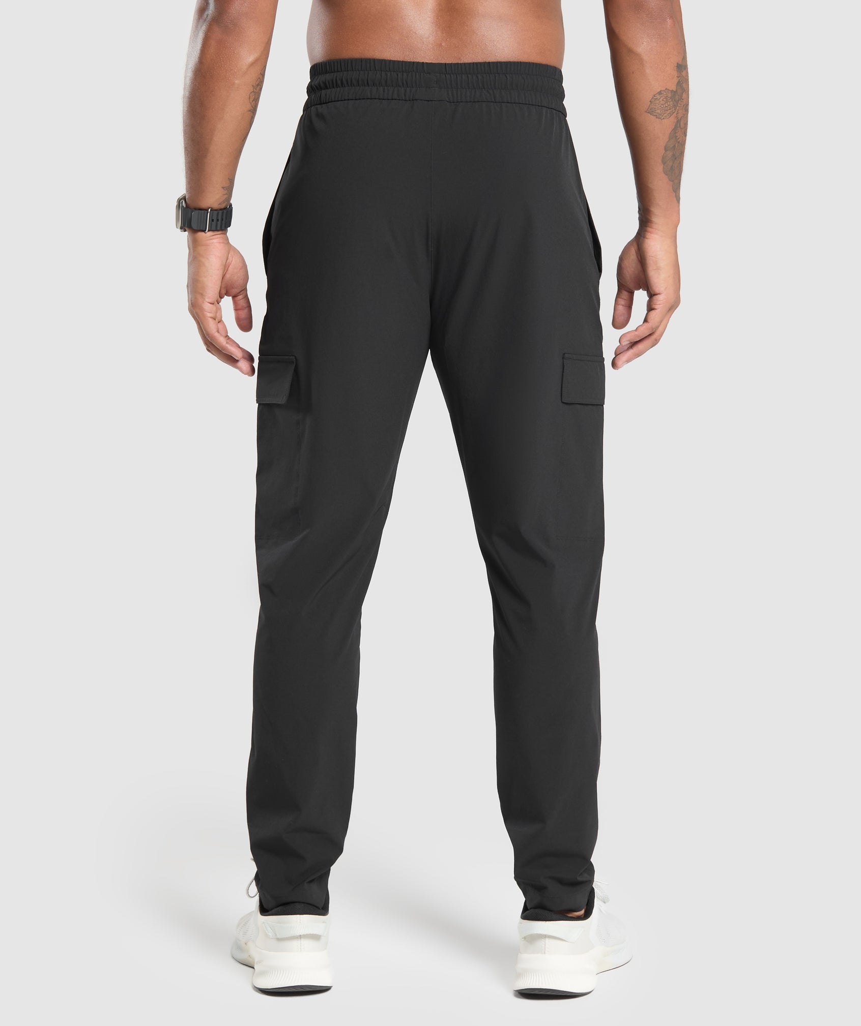 Gymshark Stretch Woven Cargo Pants - Black