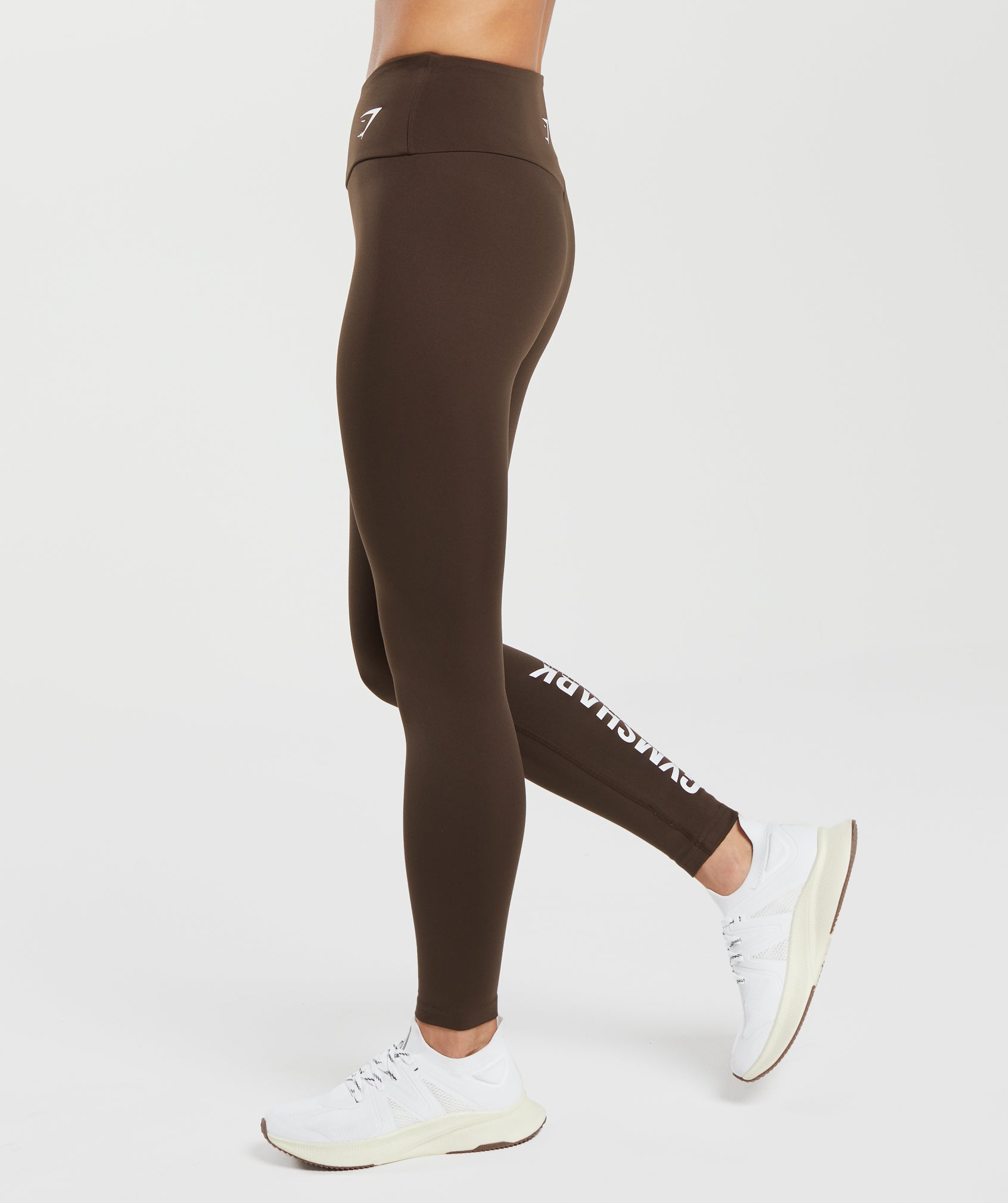 Gymshark Fraction Leggings - Archive Brown