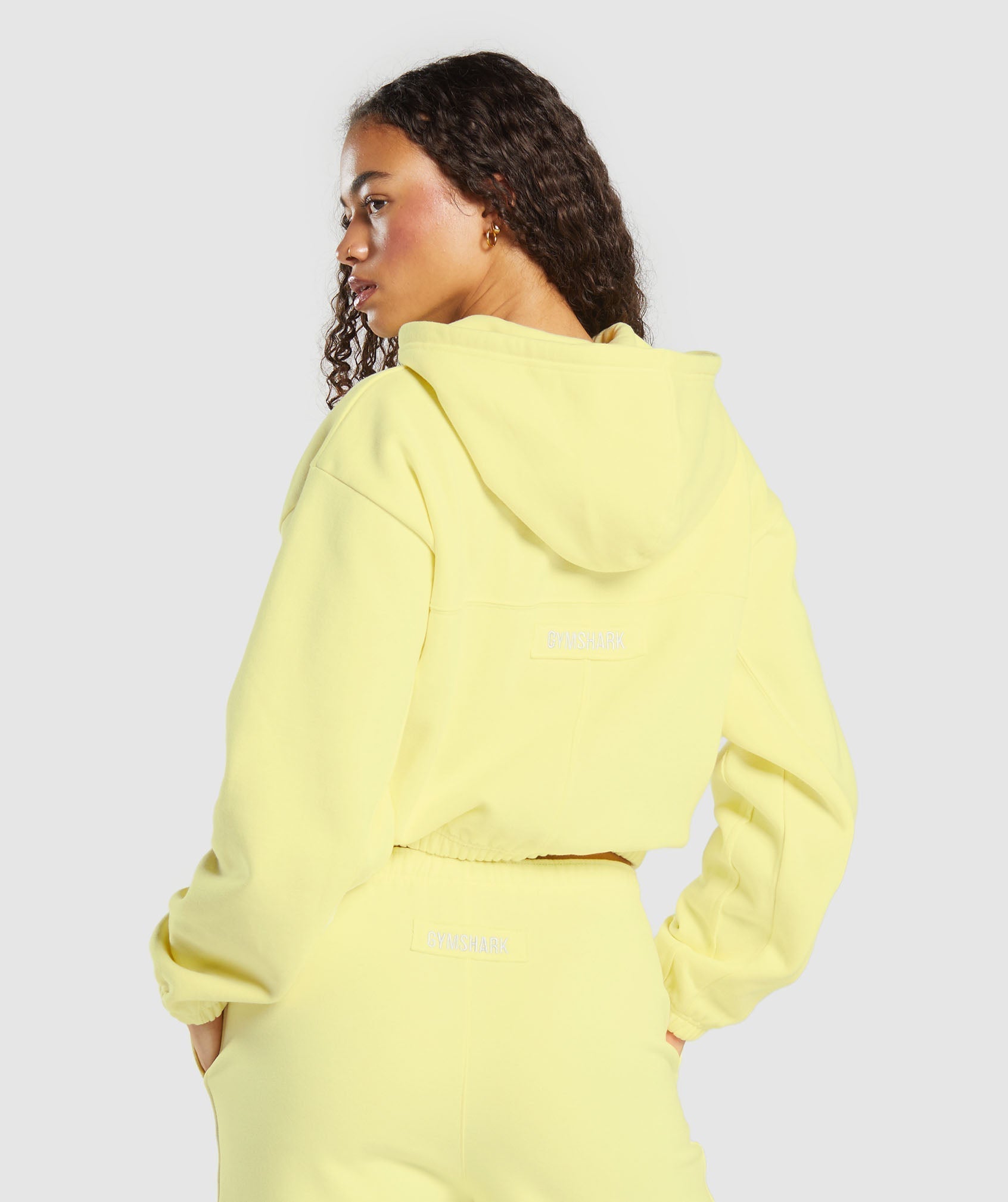 Gymshark Fleece Zip Hoodie - Refresh Yellow