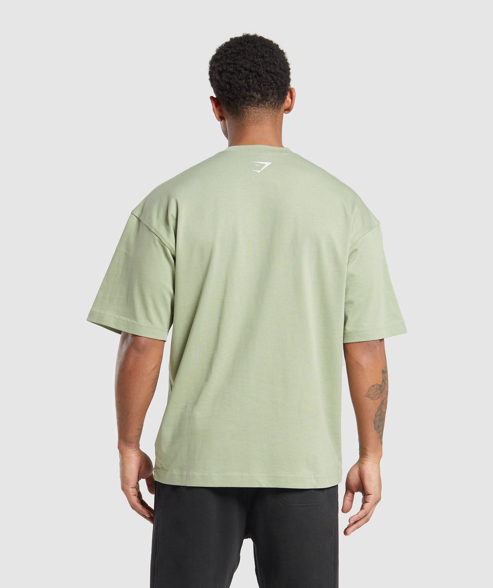 Gymshark Collegiate T-Shirt - Faded Green