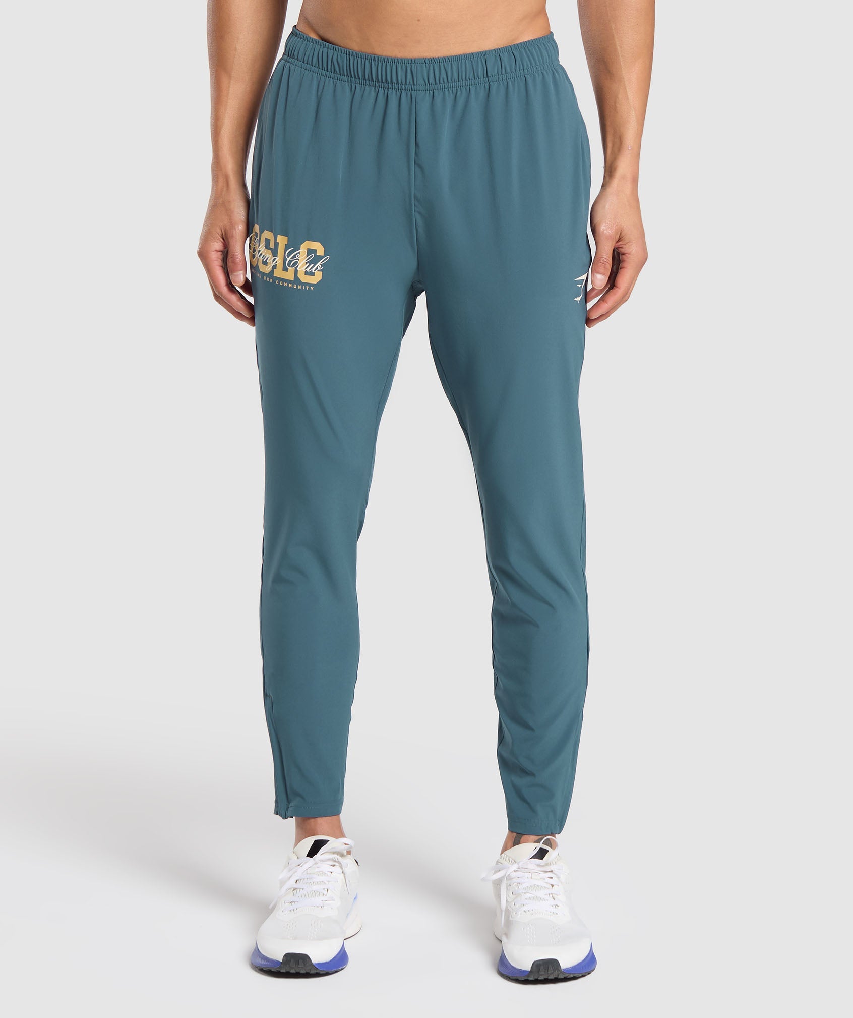 Script Woven Joggers - Cargo Blue