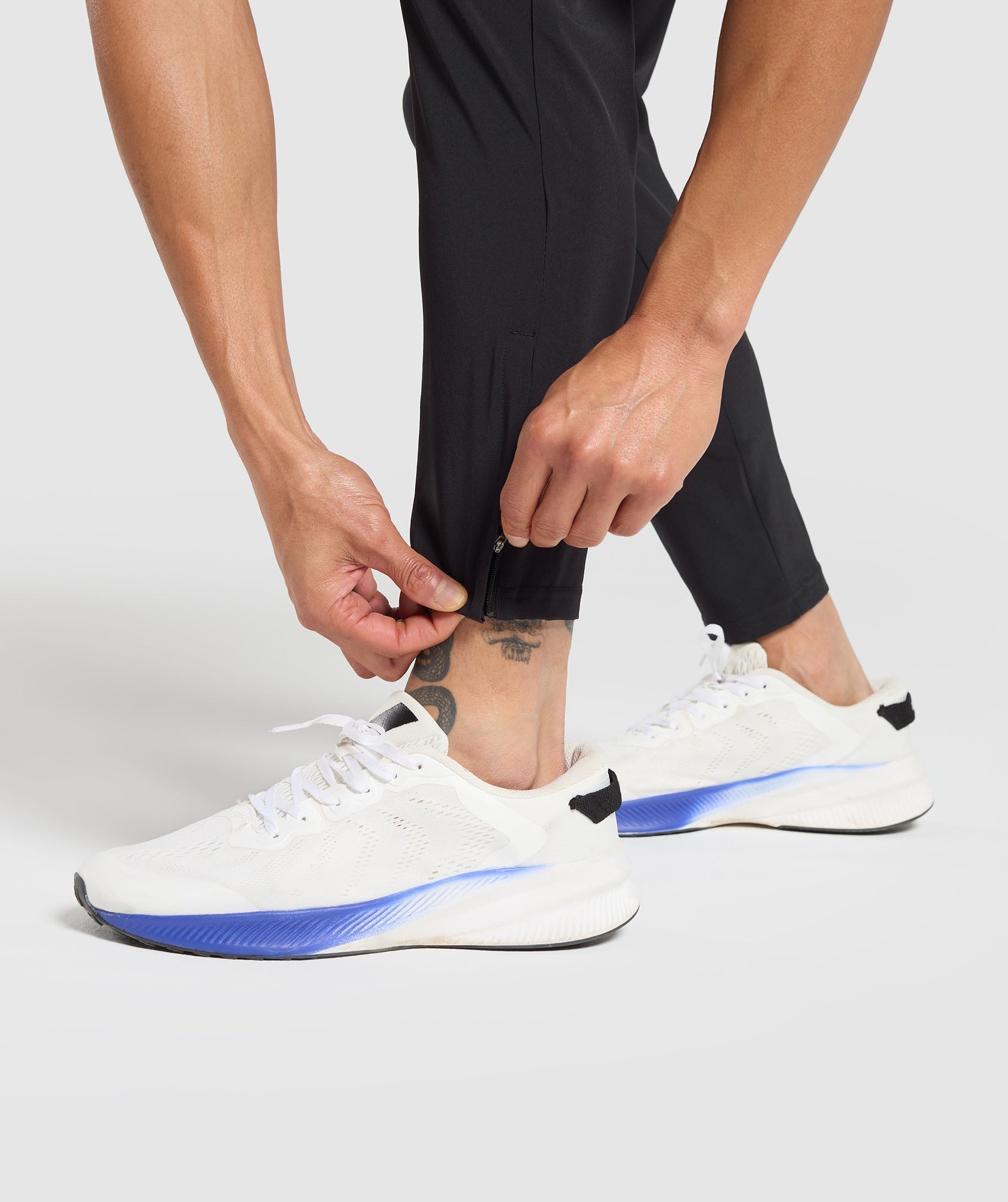 Script Woven Joggers - Black