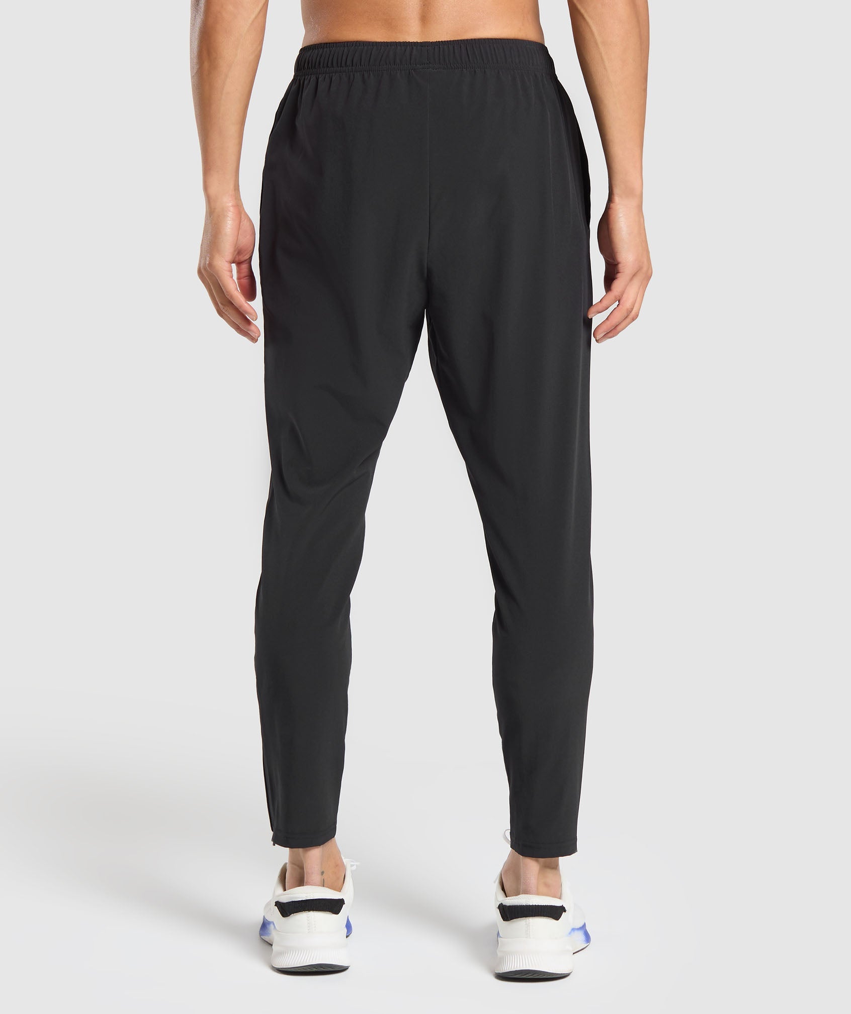 Script Woven Joggers - Black