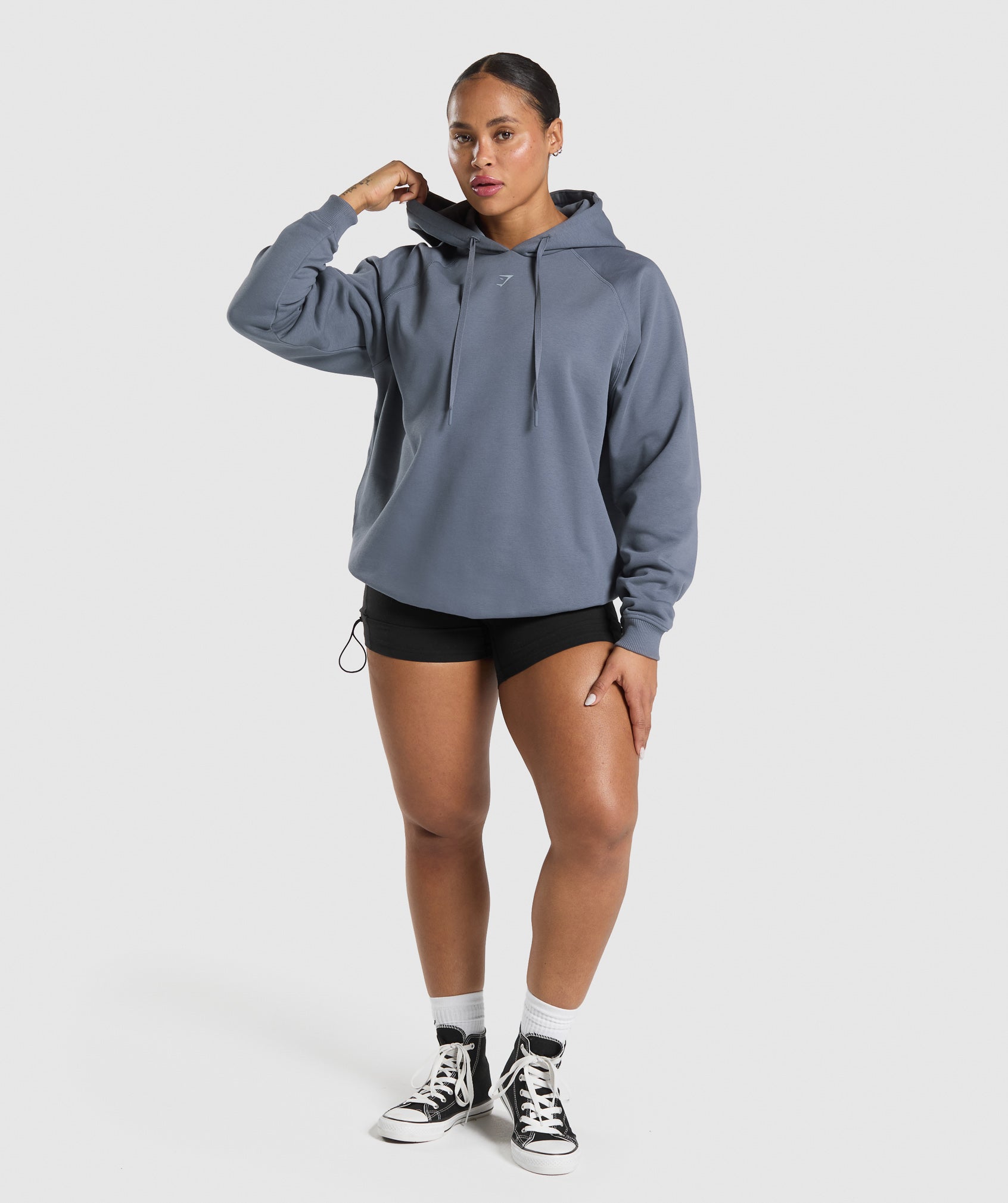 Gymshark Gym Bunny Oversized Hoodie - Iron Blue