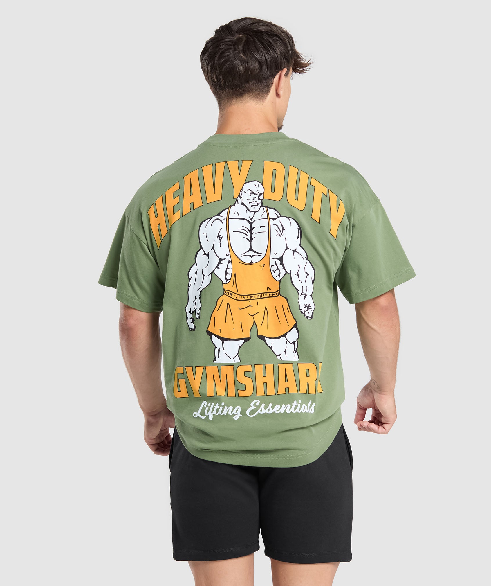 Gymshark Heavy Duty Lifter T-Shirt - Force Green