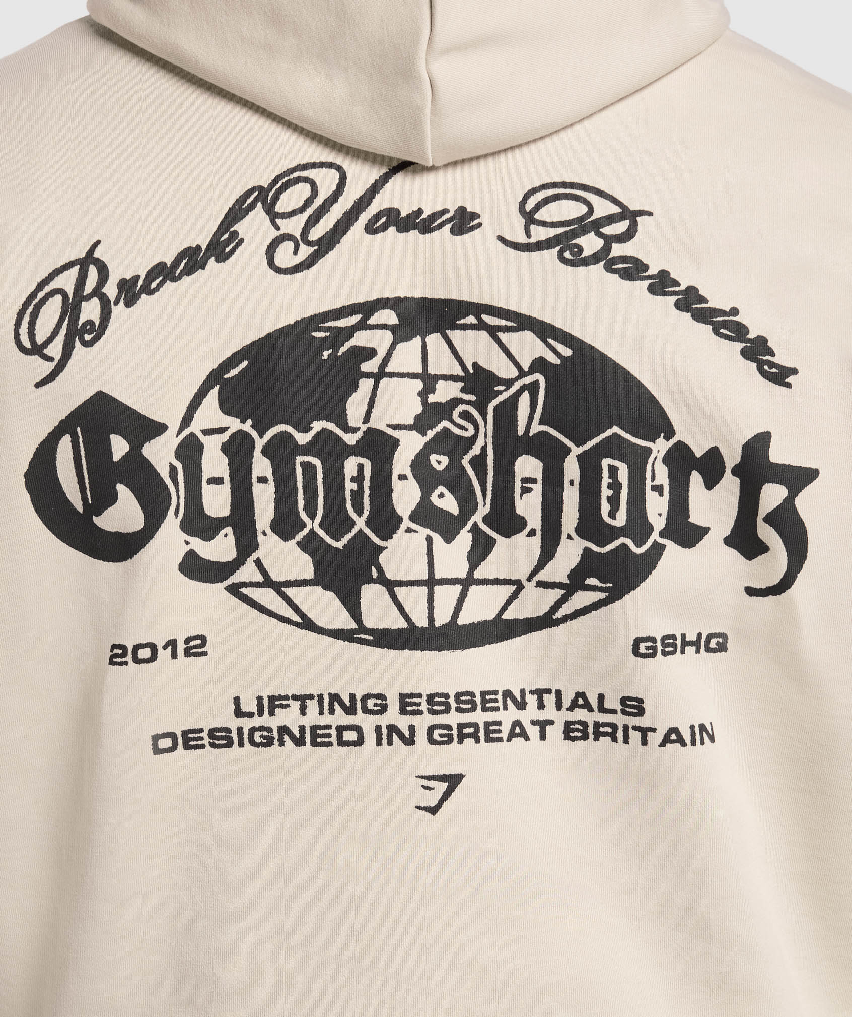 Gymshark Break Your Barriers Hoodie - Pebble Grey