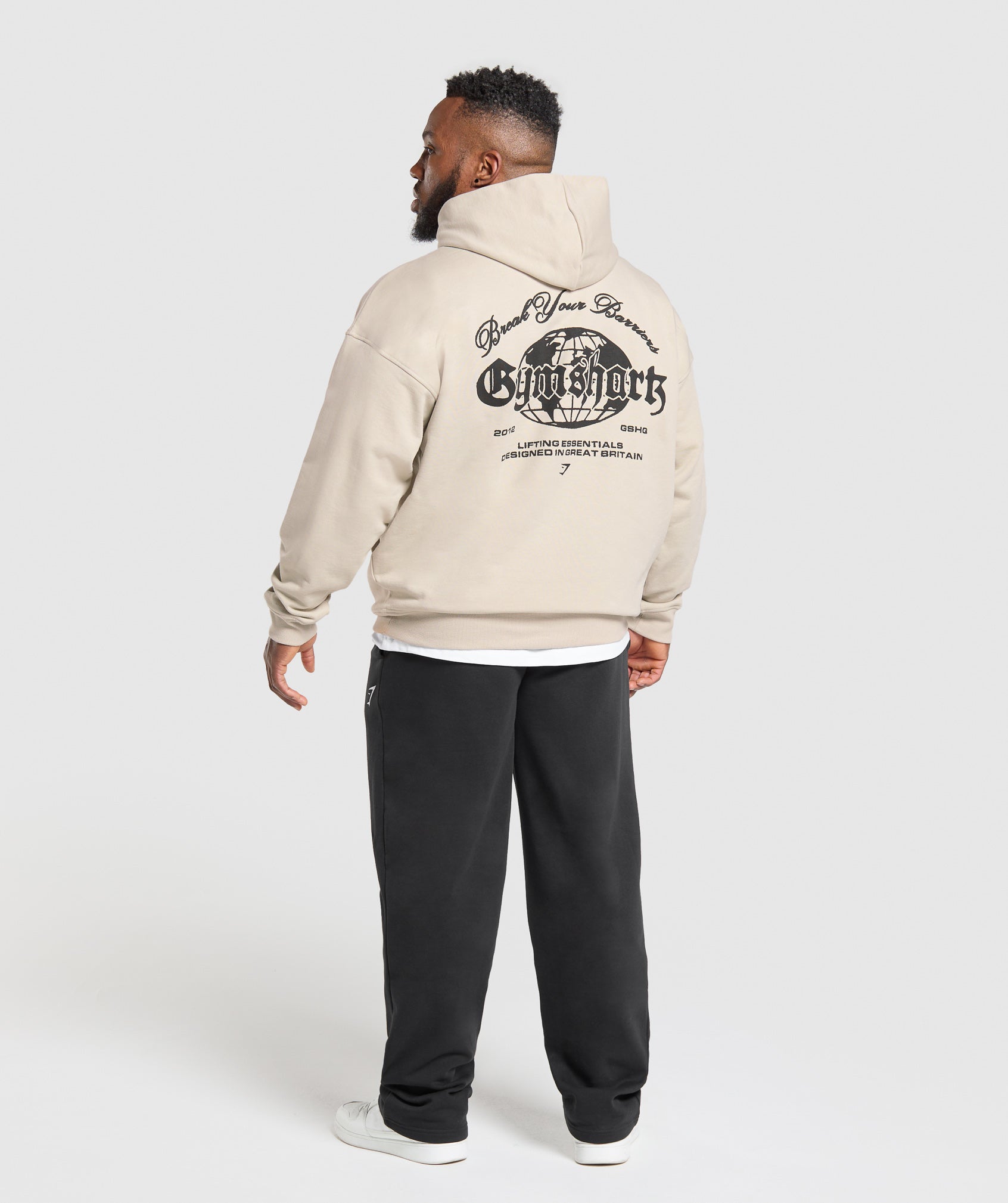 Gymshark Break Your Barriers Hoodie - Pebble Grey