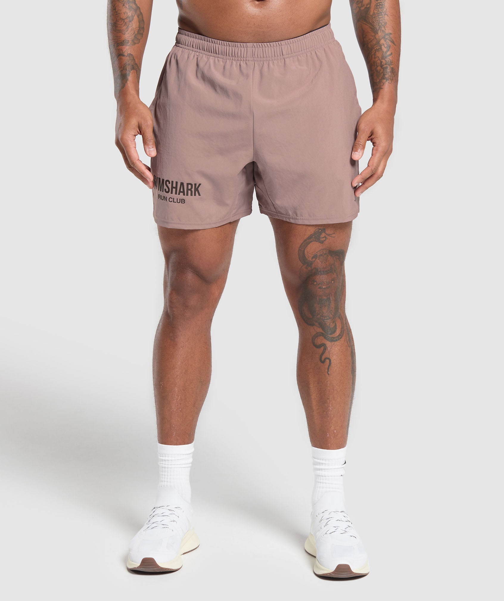 Gymshark Running Dept. 5" Shorts - Powder Mauve