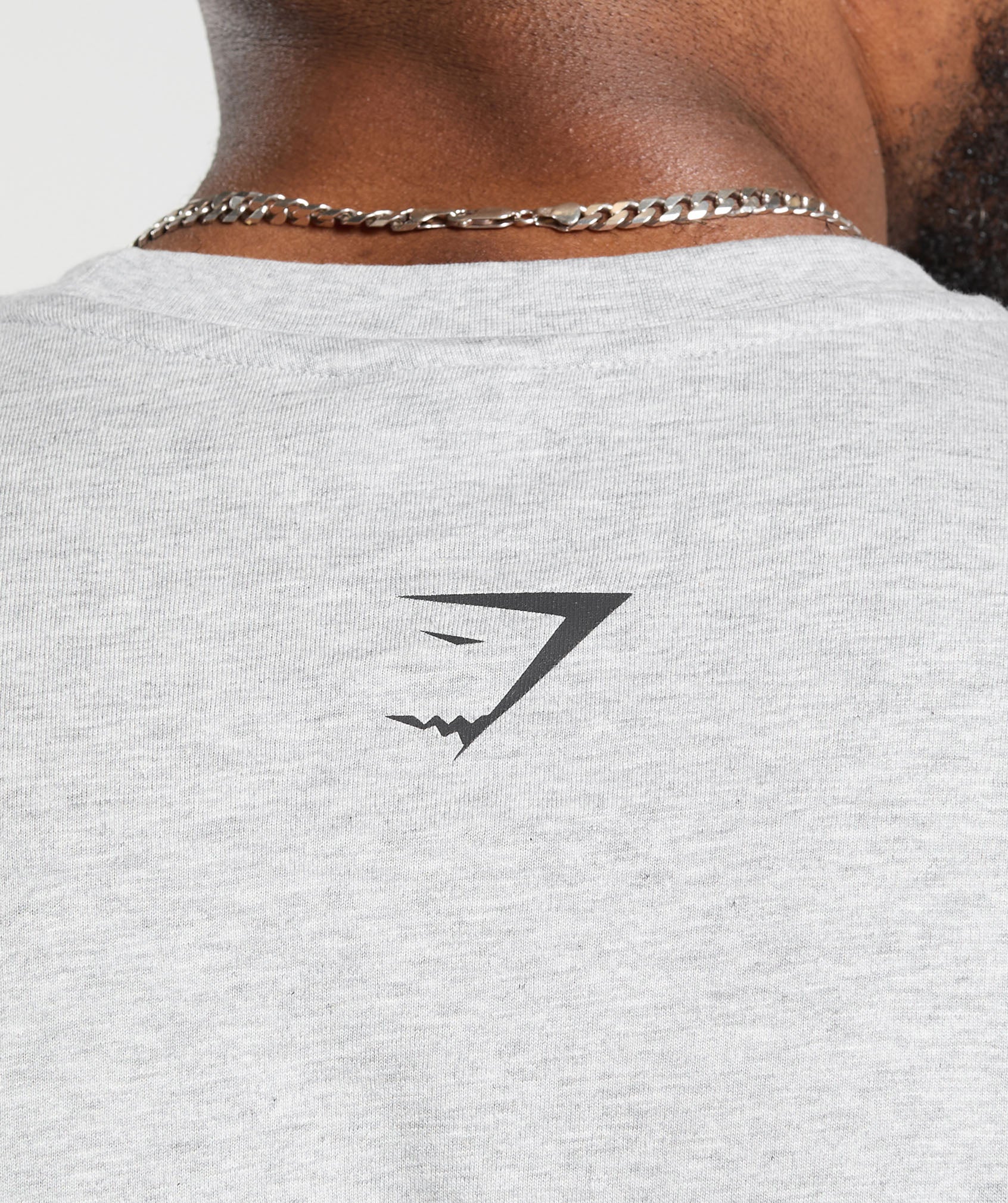 Gymshark XXL Graphic T-Shirt - Light Grey Core Marl