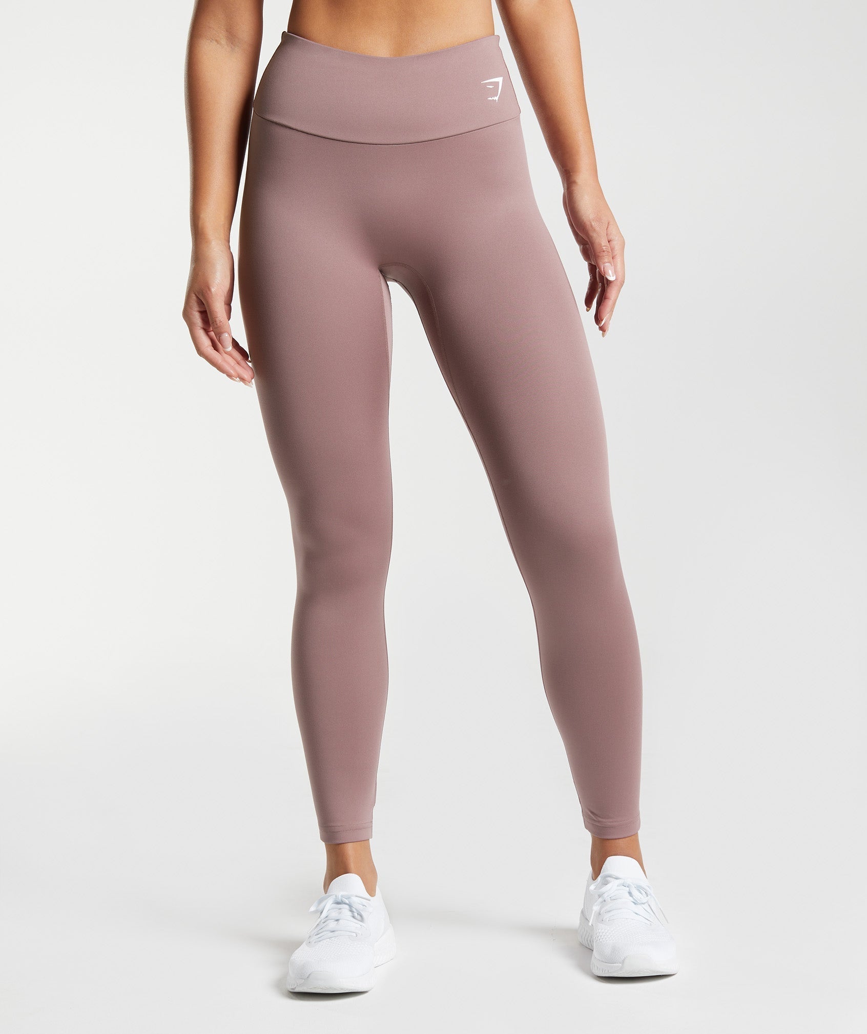 Gymshark Fraction Leggings - Dusty Maroon
