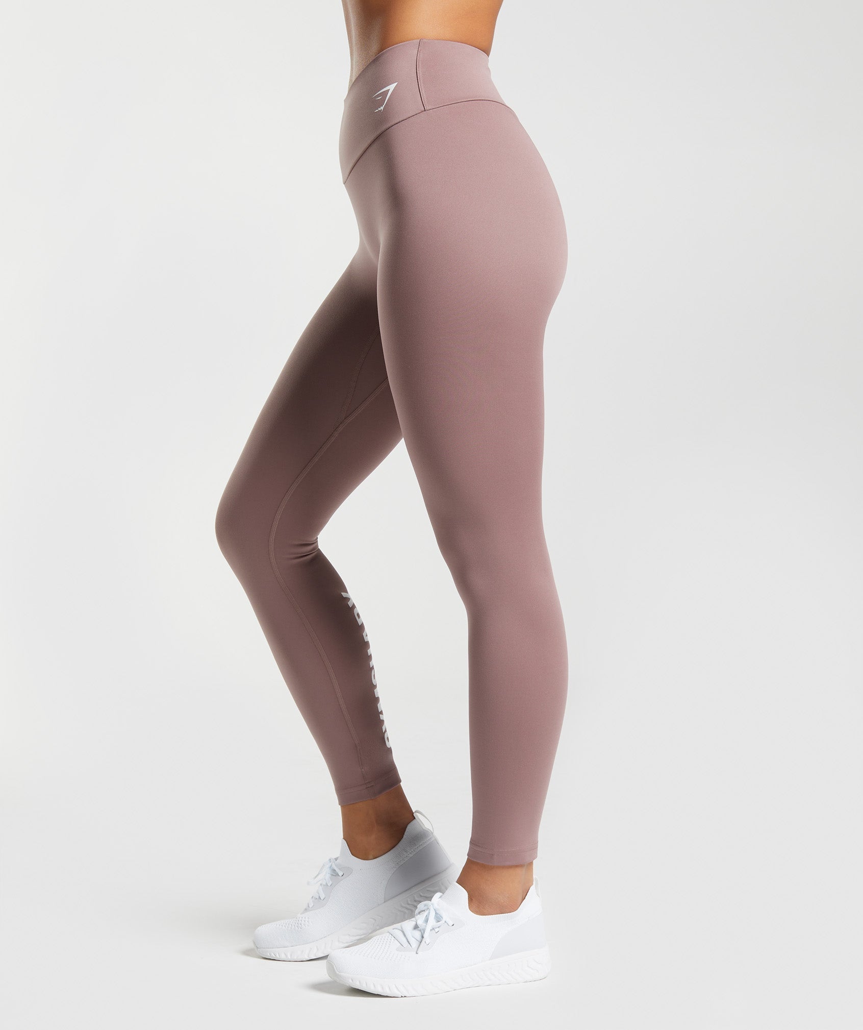 Gymshark Fraction Leggings - Dusty Maroon