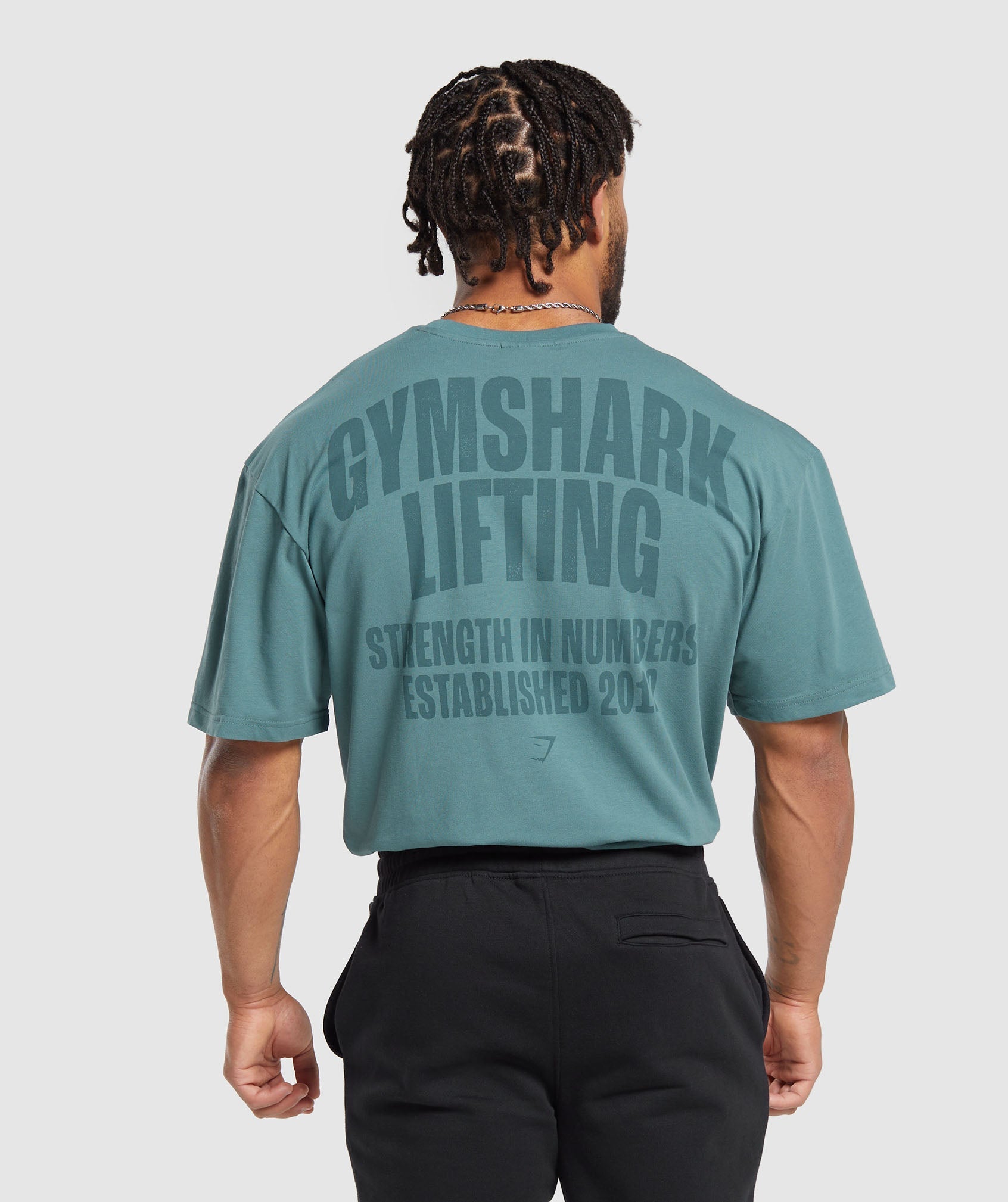 Gymshark Lifting T-Shirt - Denim Teal