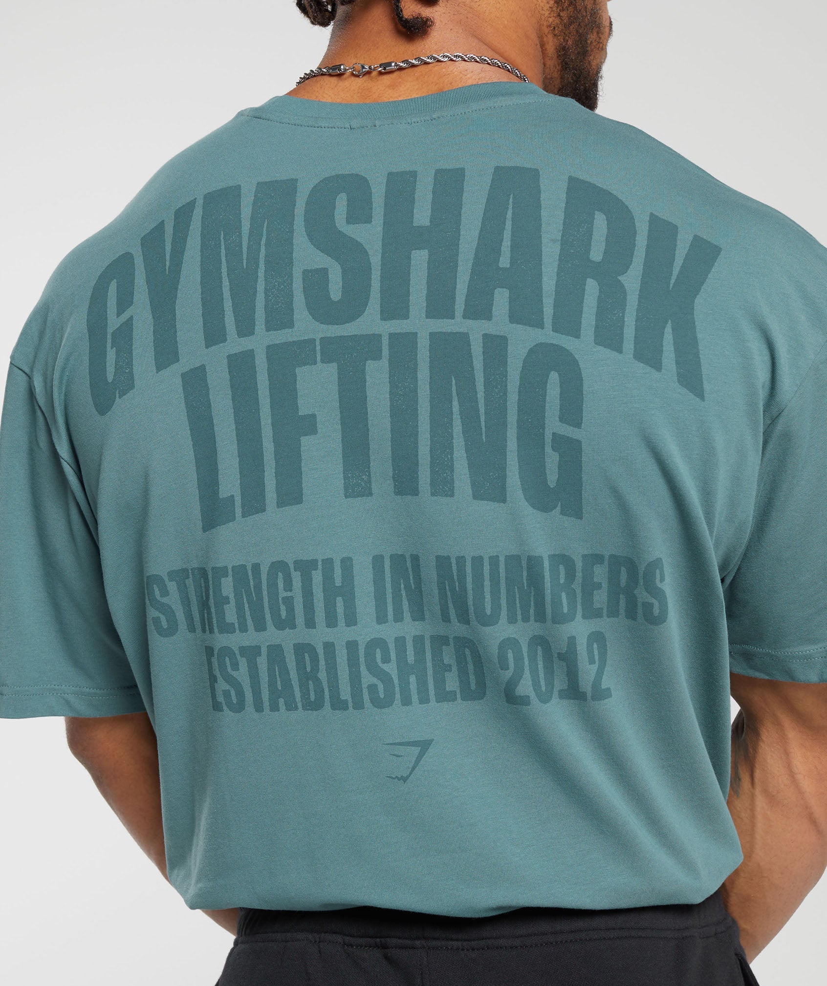 Gymshark Lifting T-Shirt - Denim Teal