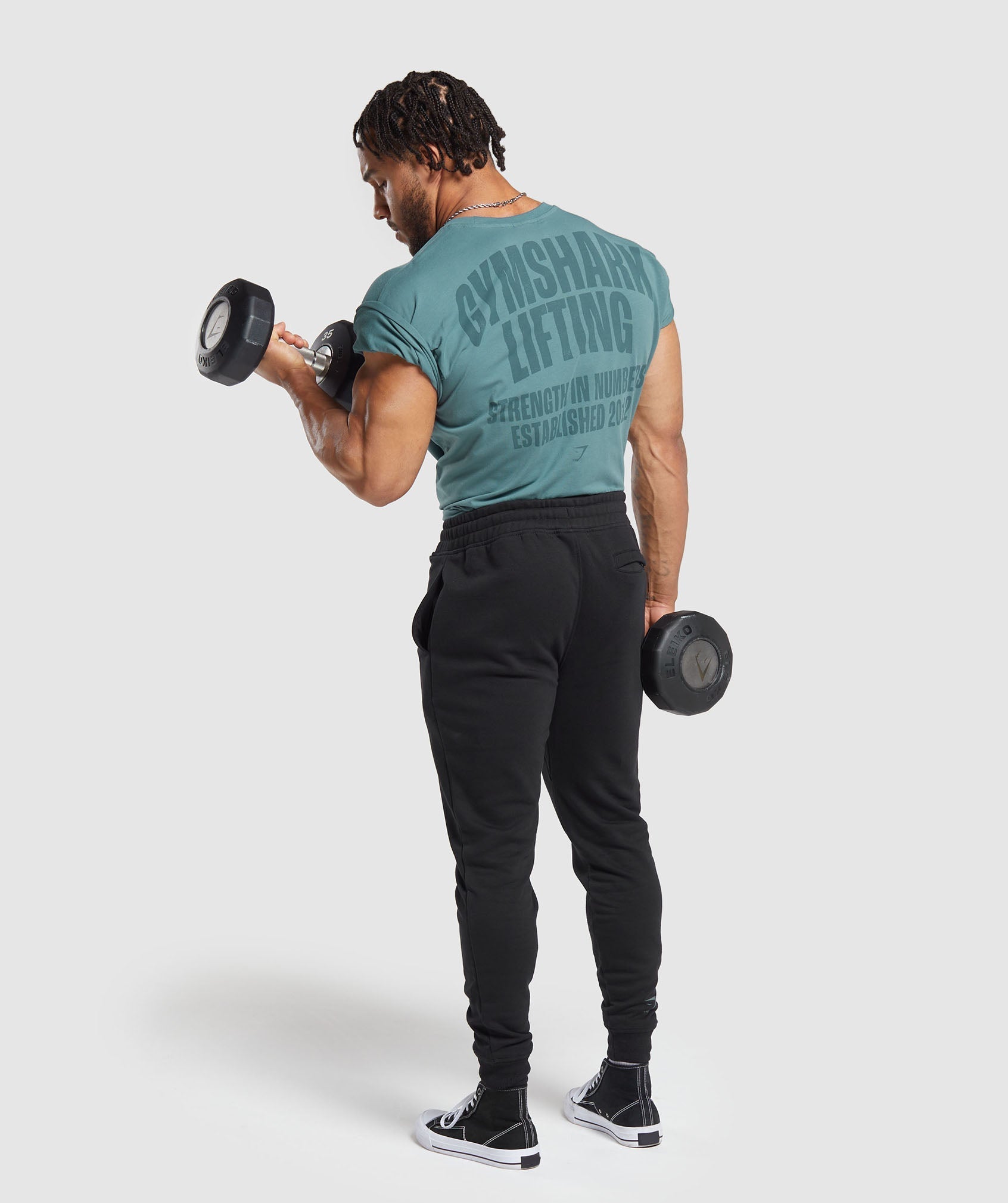 Gymshark Lifting T-Shirt - Denim Teal