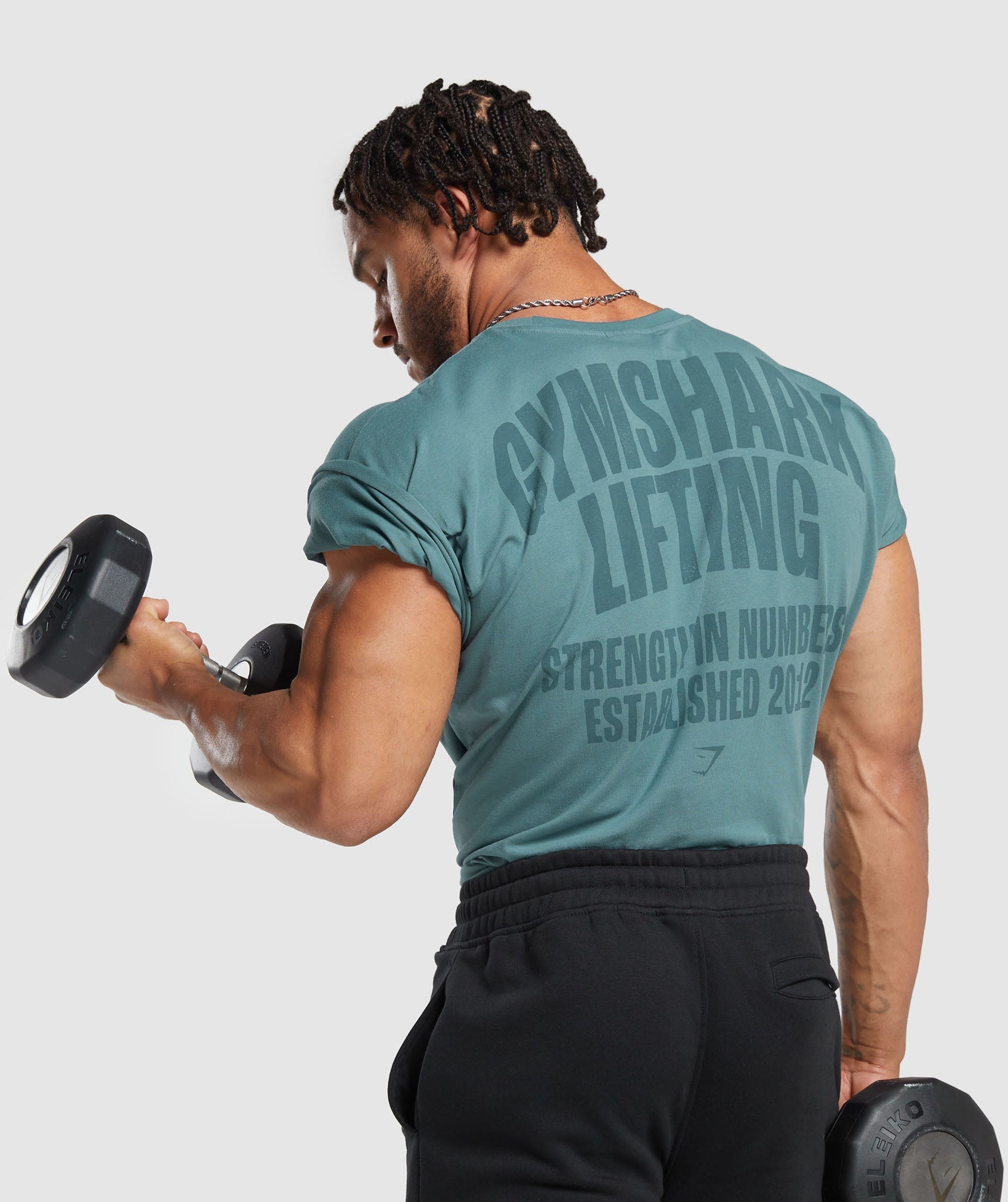 Gymshark Lifting T-Shirt - Denim Teal