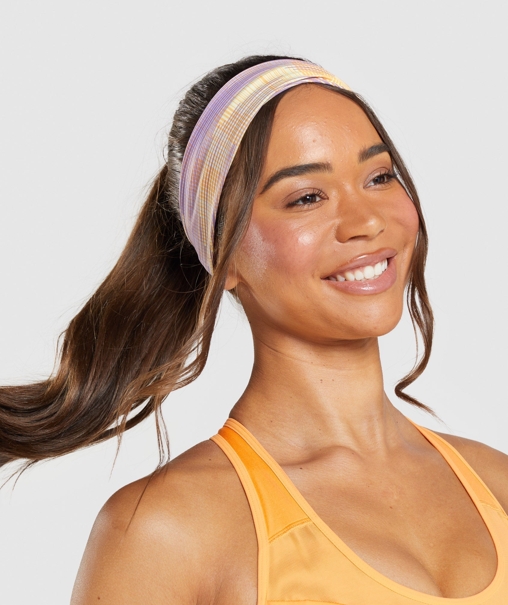 Gymshark Headband - Apricot Orange Print